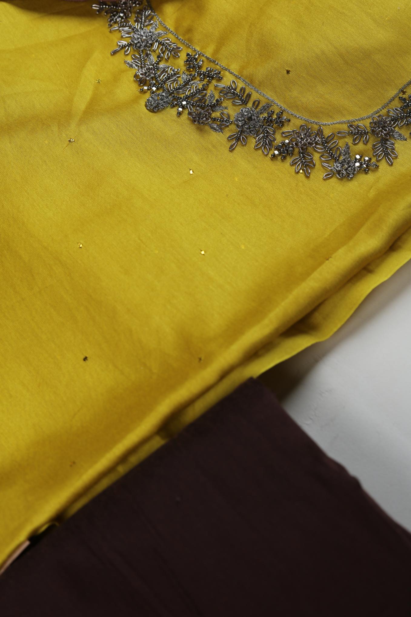 EMBROIDERED Chanderi Set-4