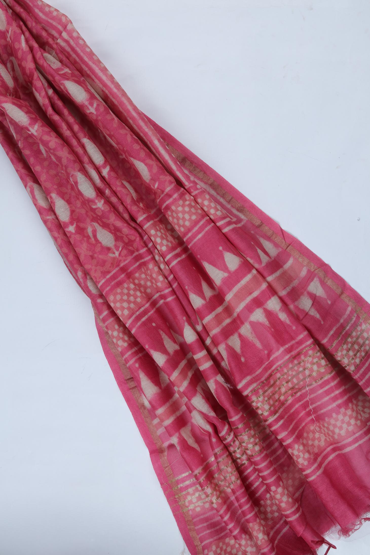 Cotton Silk Embroidered Set