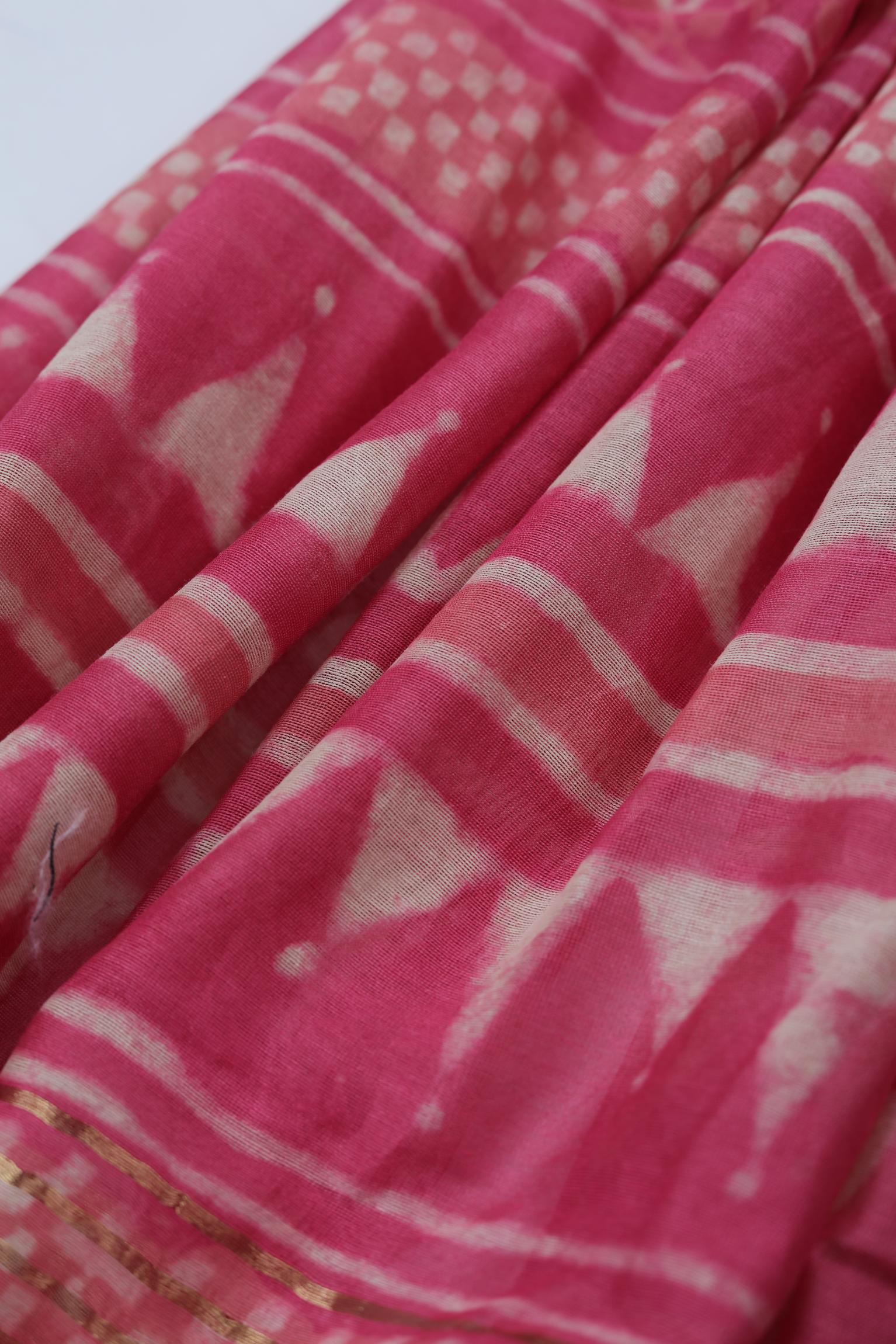 Cotton Silk Embroidered Set