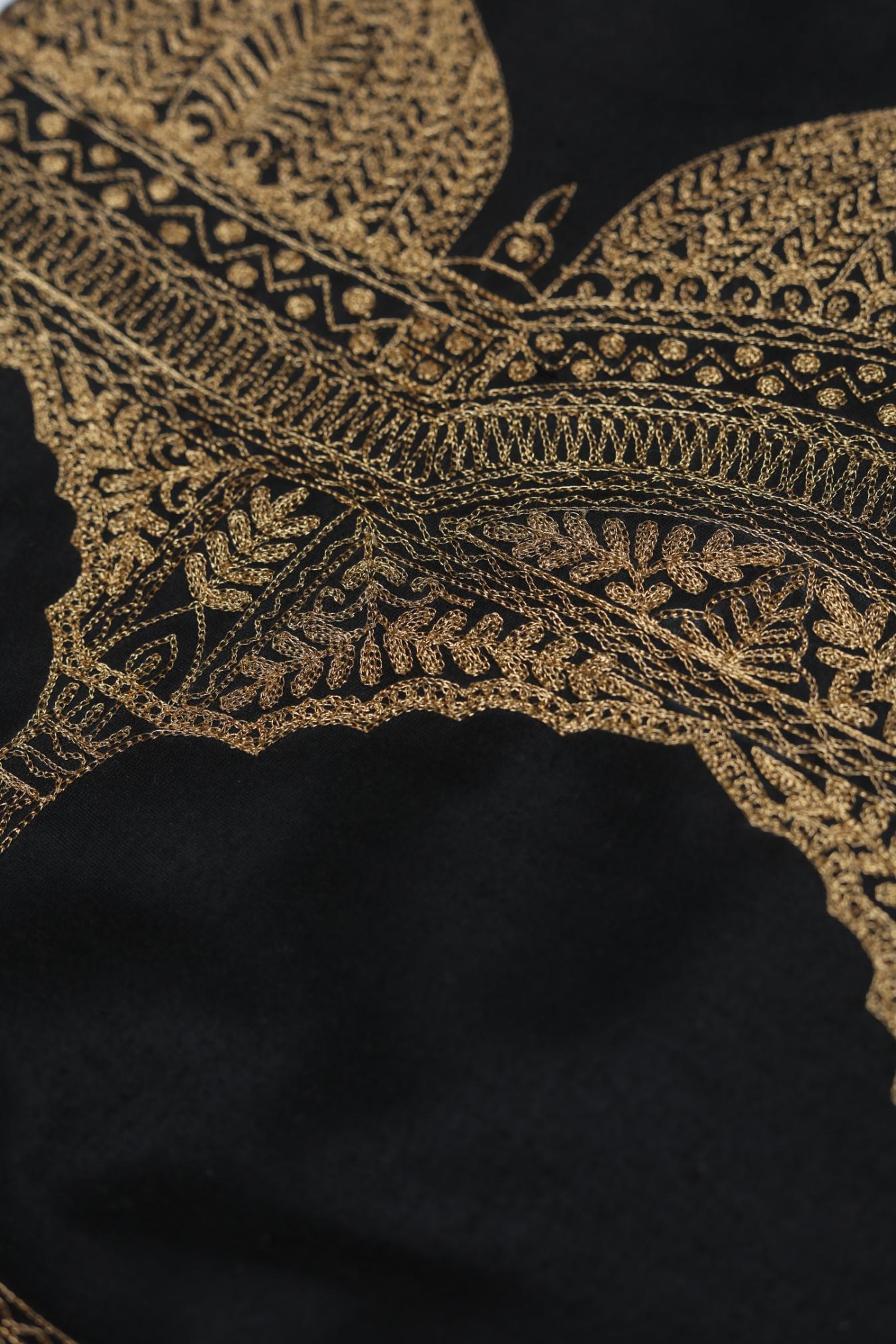 cotton Silk Embroidered Set