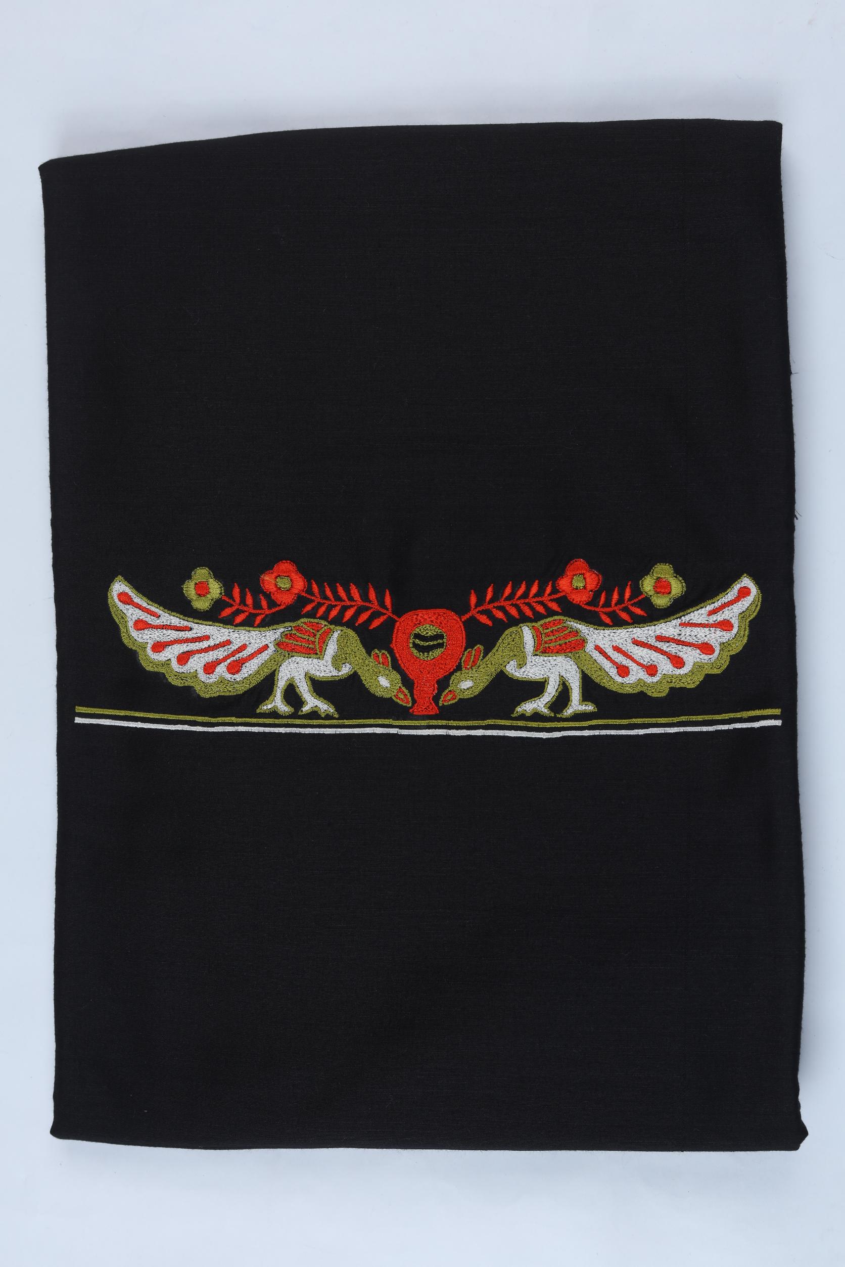 Cotton Silk Embroidered Set