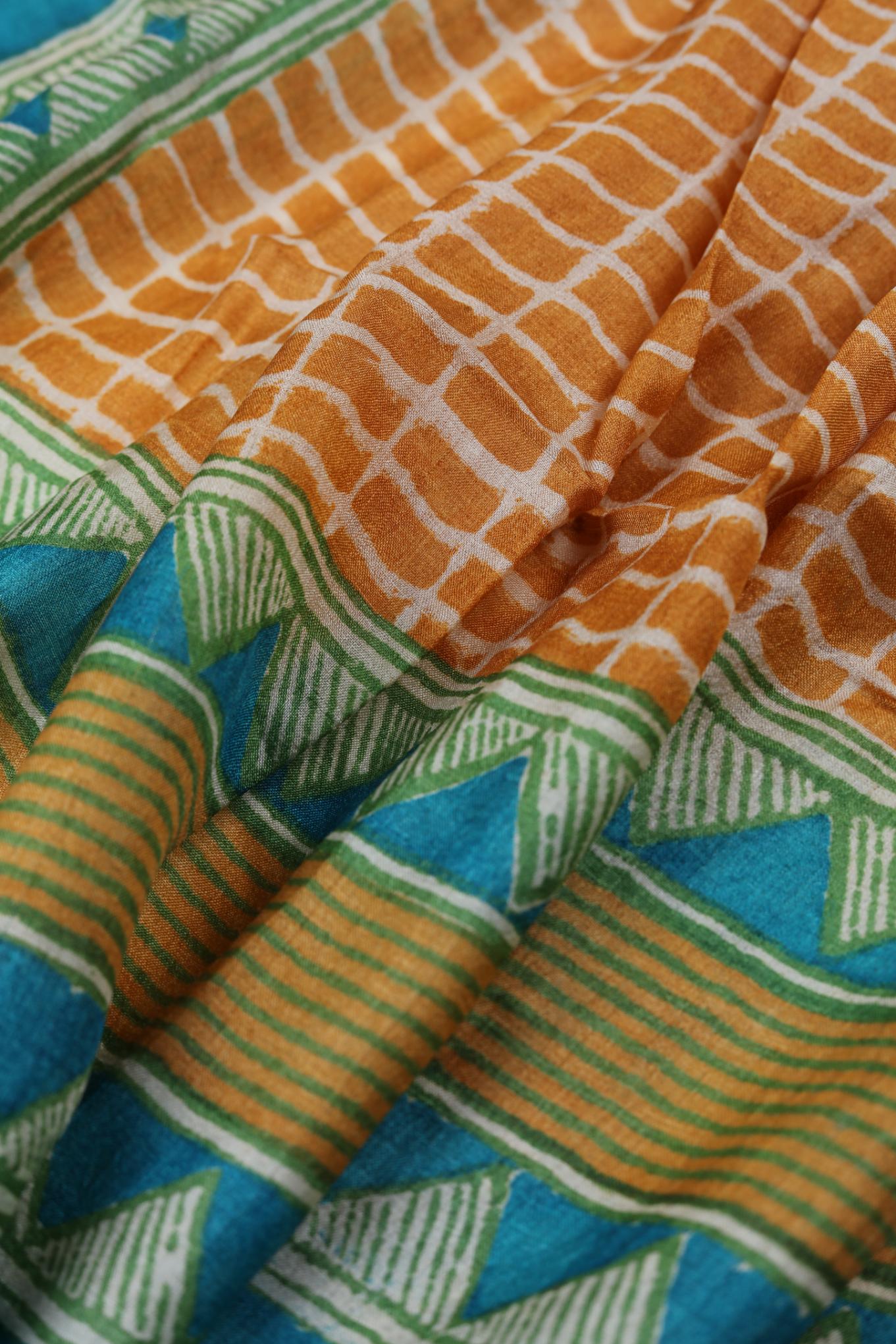 Chanderi  Embroidered Set