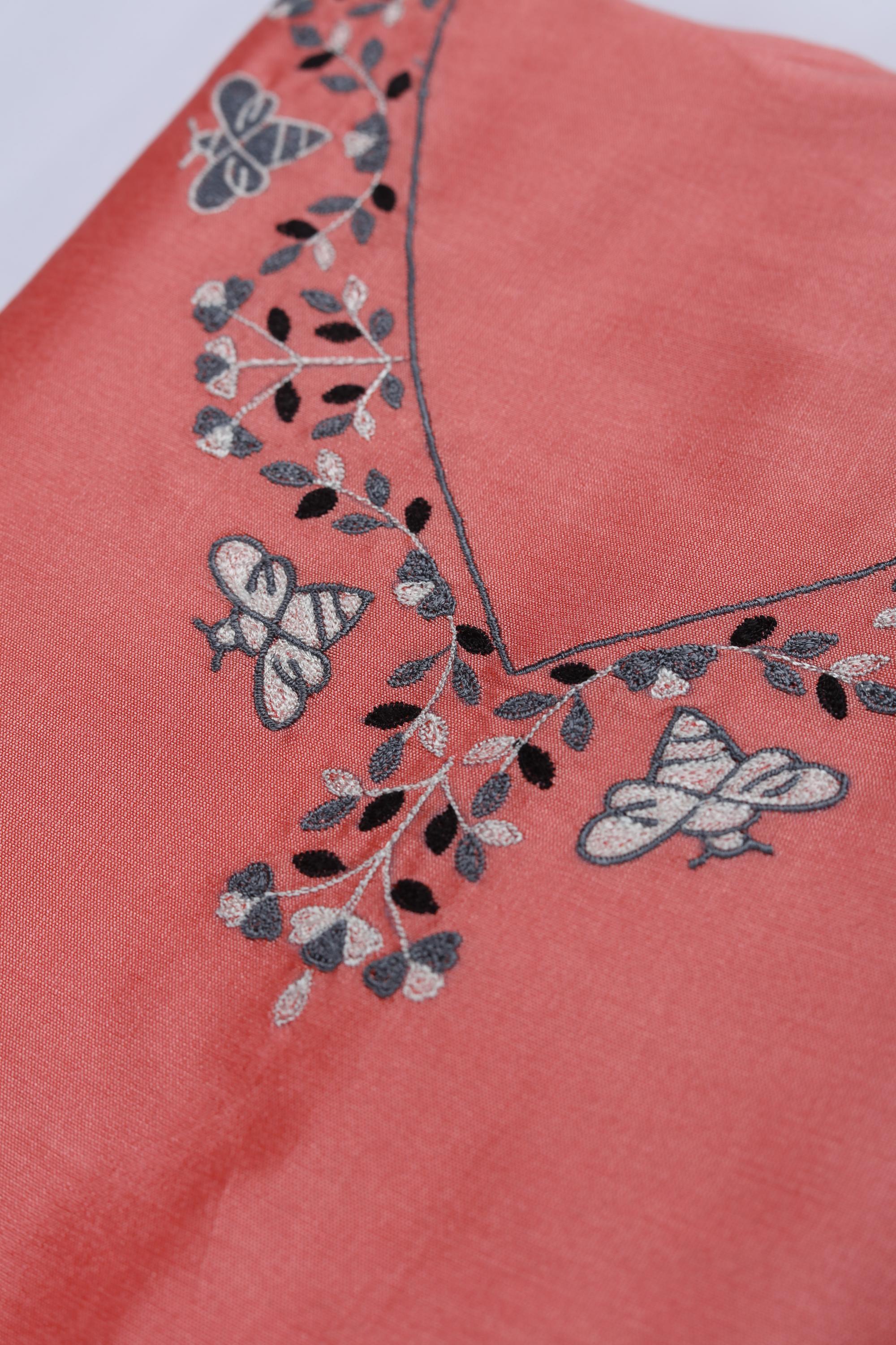 Cotton Silk 3 Piece Unstitched Set -162