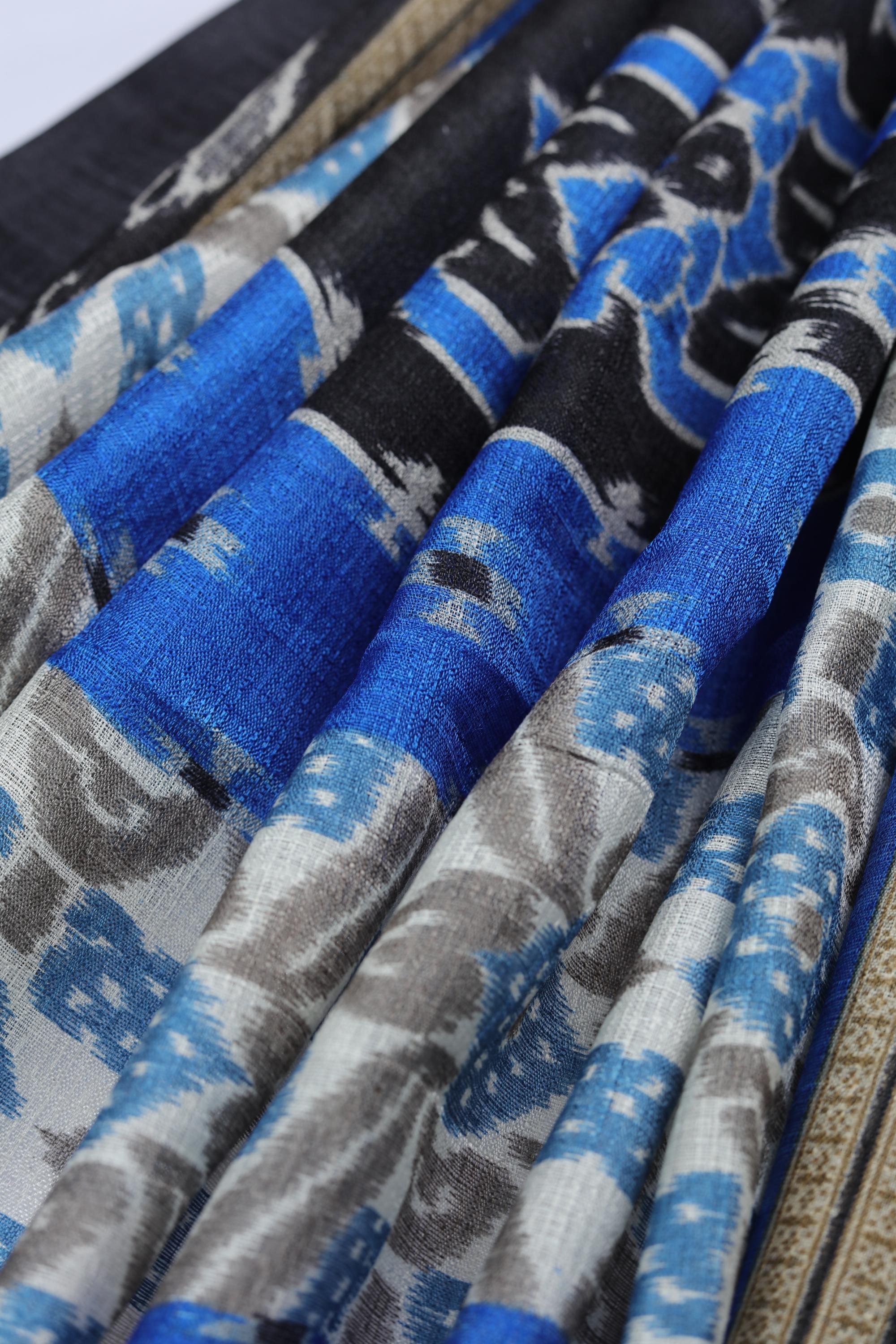 Cotton Silk 3 Piece Unstitched Set -164