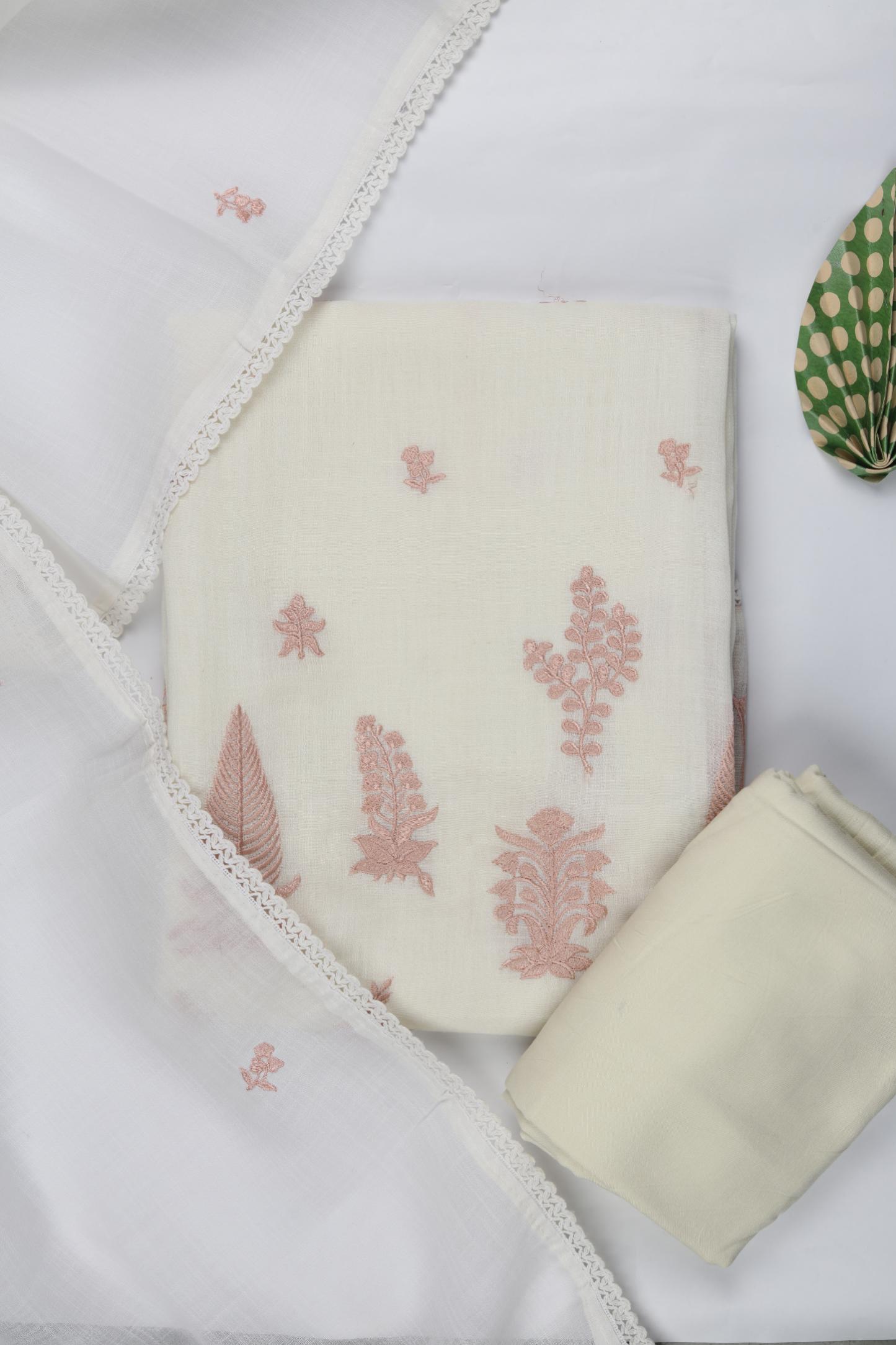 Embroidered Blended Silk set-14