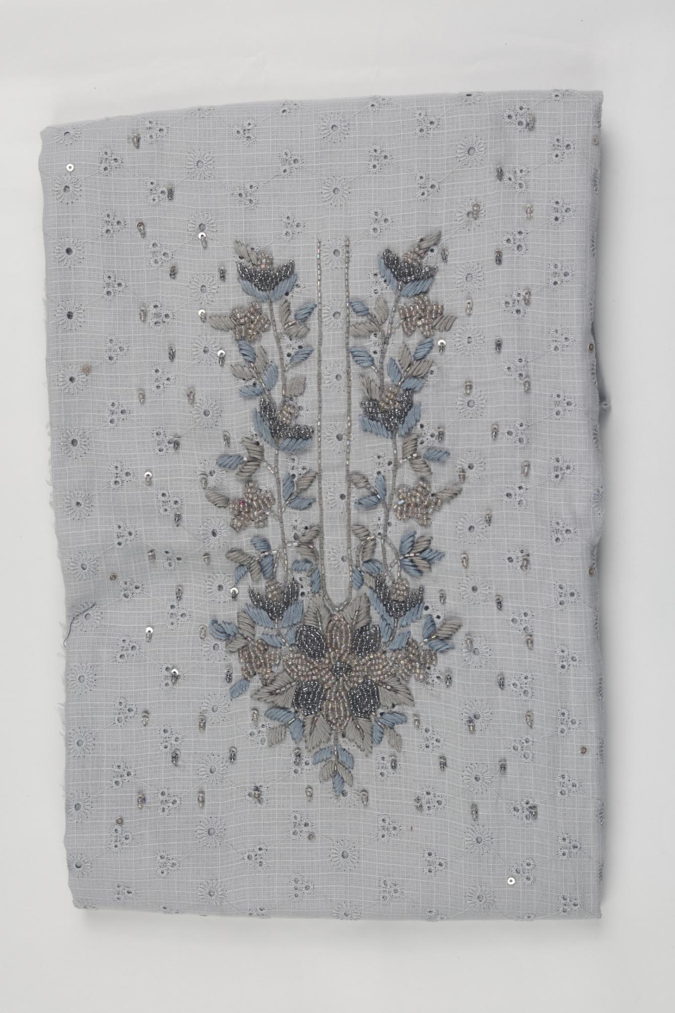 Embroidered hakoba cotton set