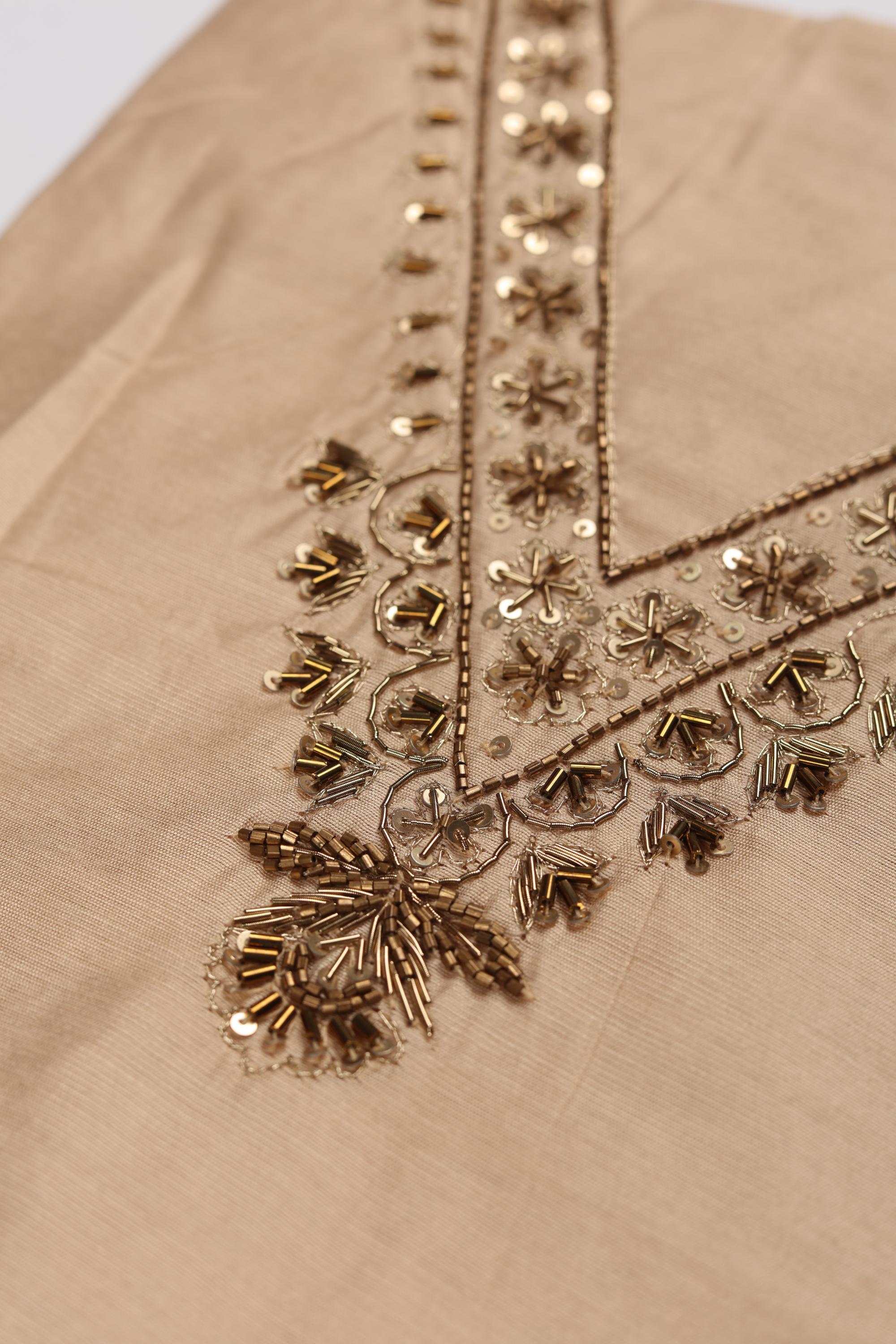Cotton Silk 3 Piece Unstitched Set -189