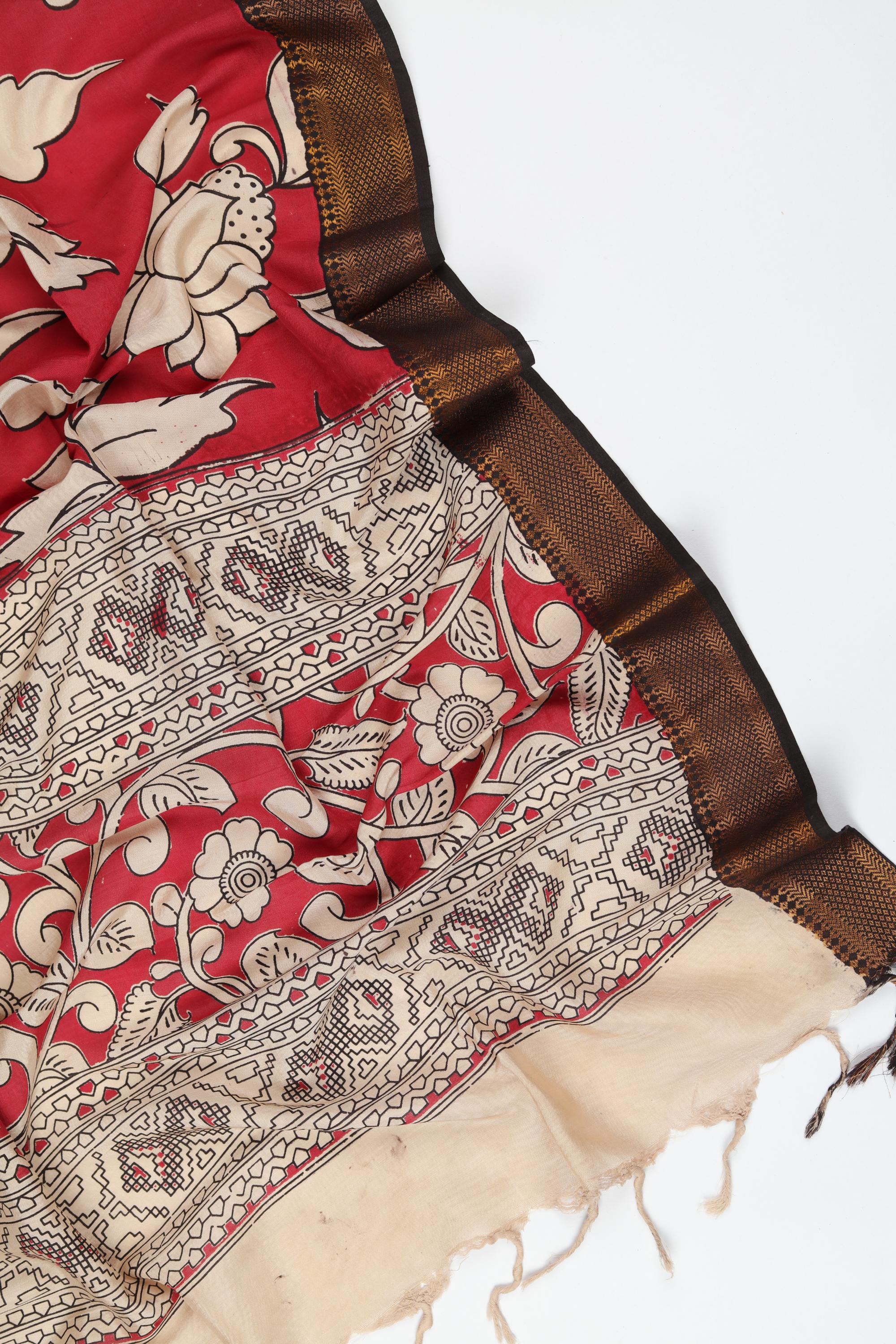 Cotton Silk 3 Piece Unstitched Set -189