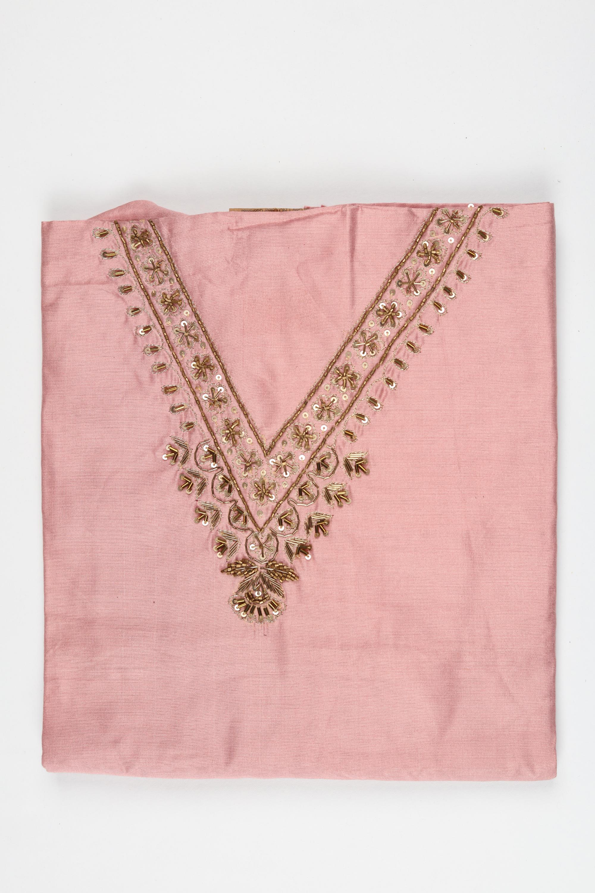 Cotton Silk 3 Piece Unstitched Set -191