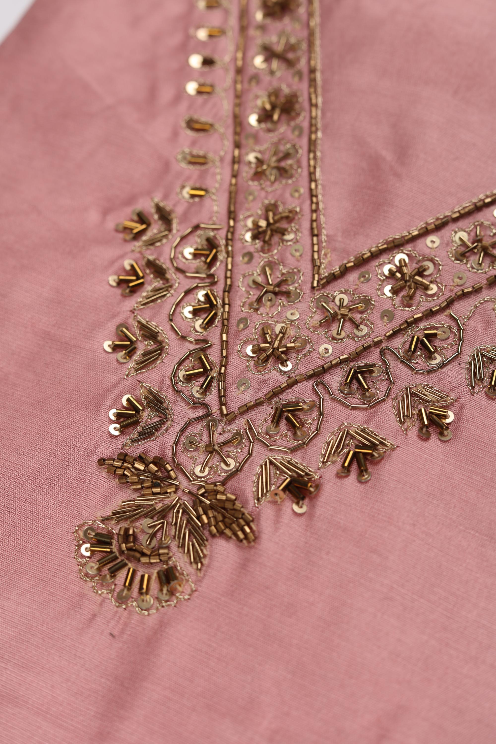 Cotton Silk 3 Piece Unstitched Set -191