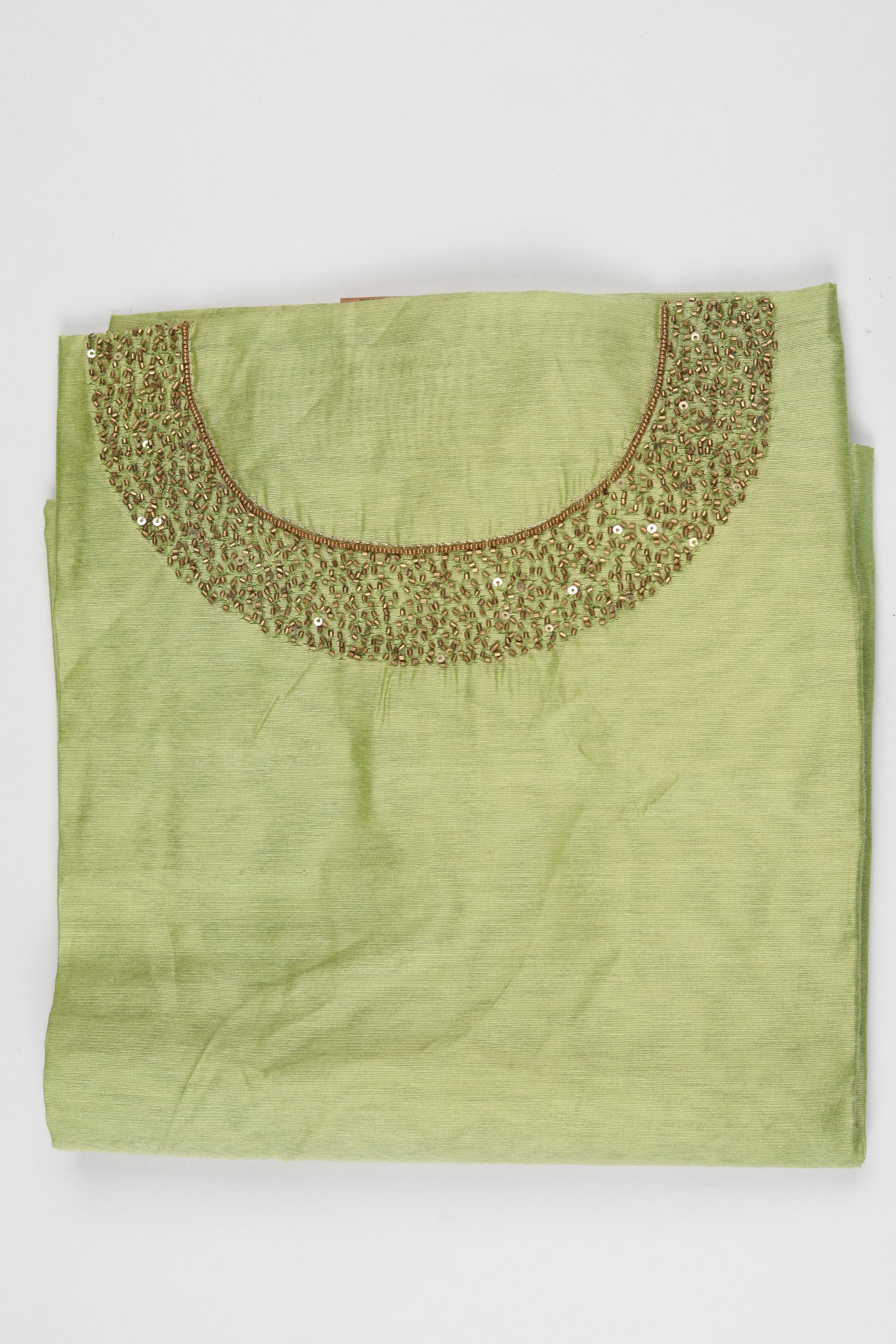 Cotton Silk 3 Piece Unstitched Set -193