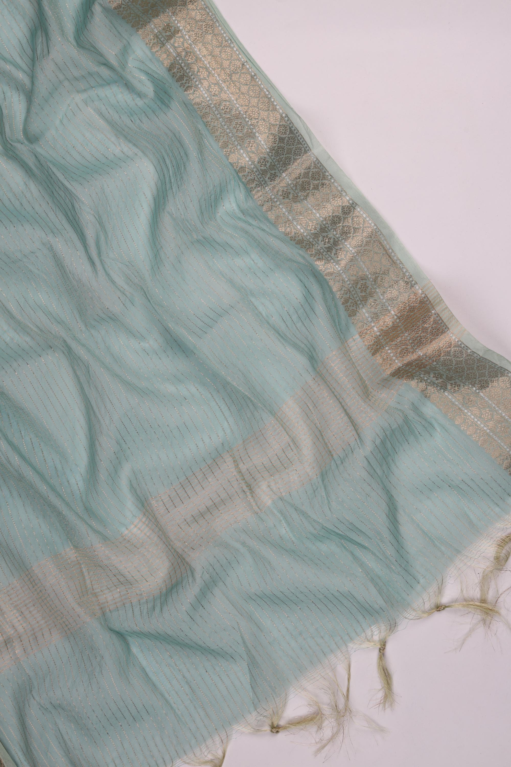 Cotton Silk 3 Piece Unstitched Set -210