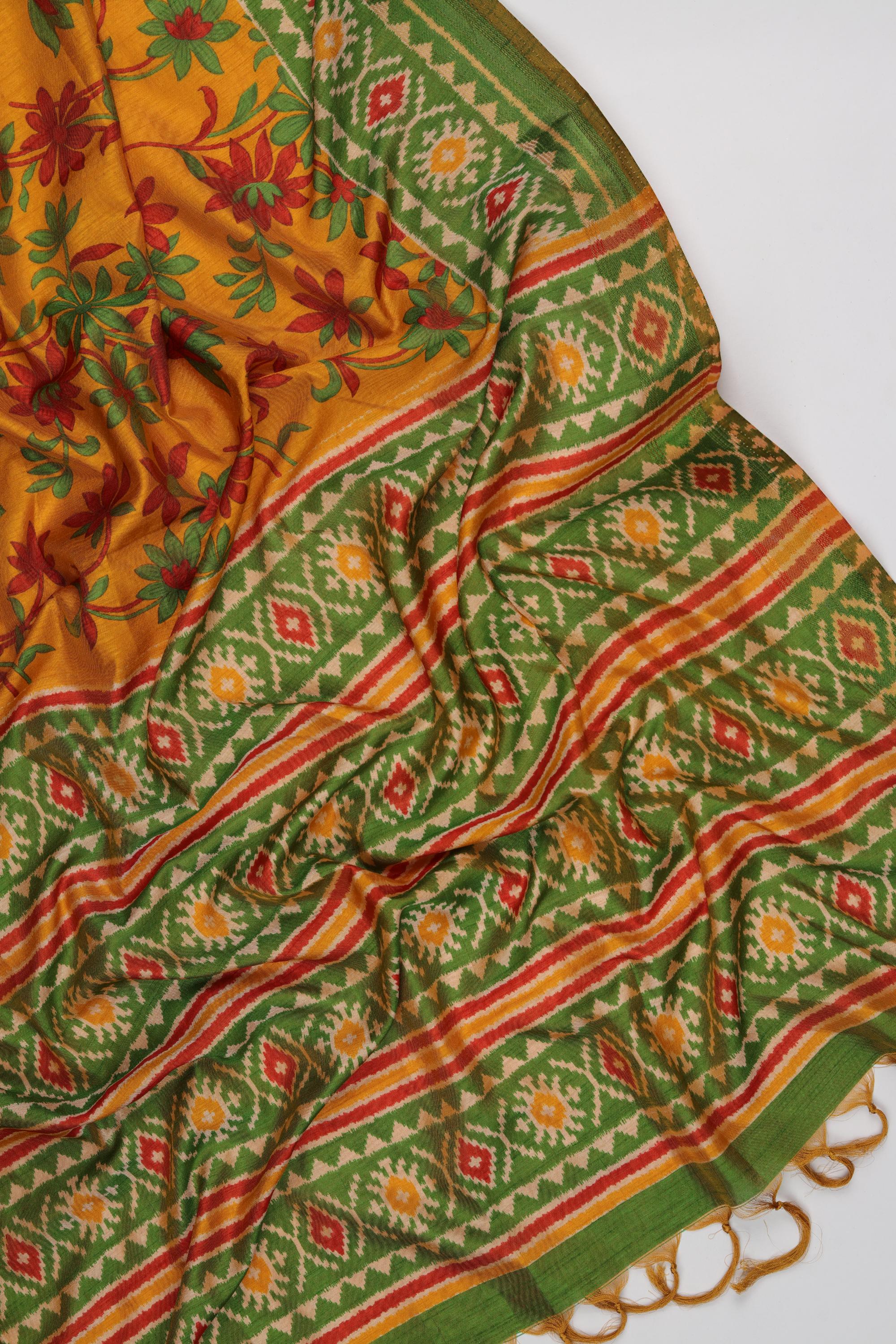 Cotton Silk 3 Piece Unstitched Set -226