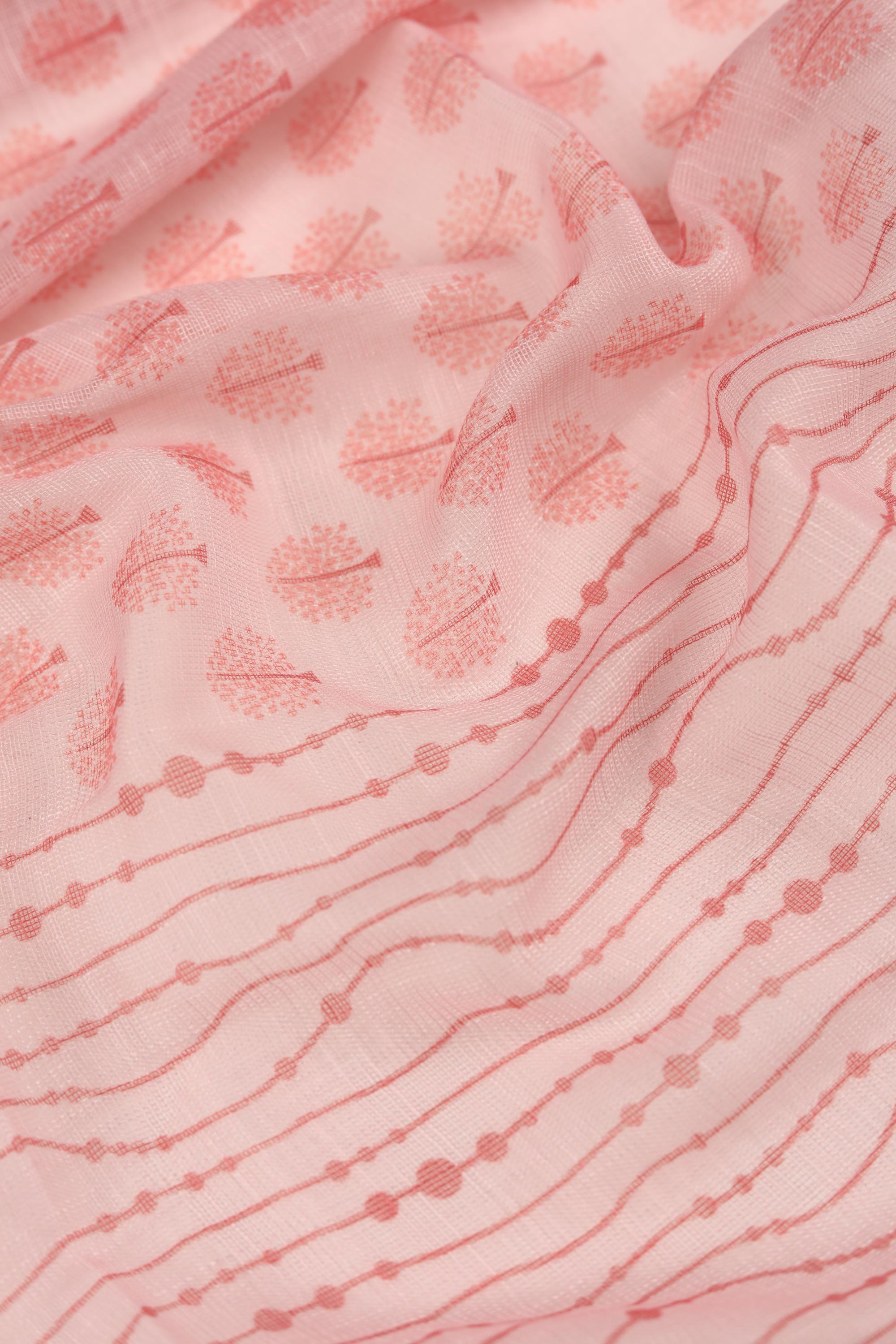 Semi Linen Embroidered Set-2