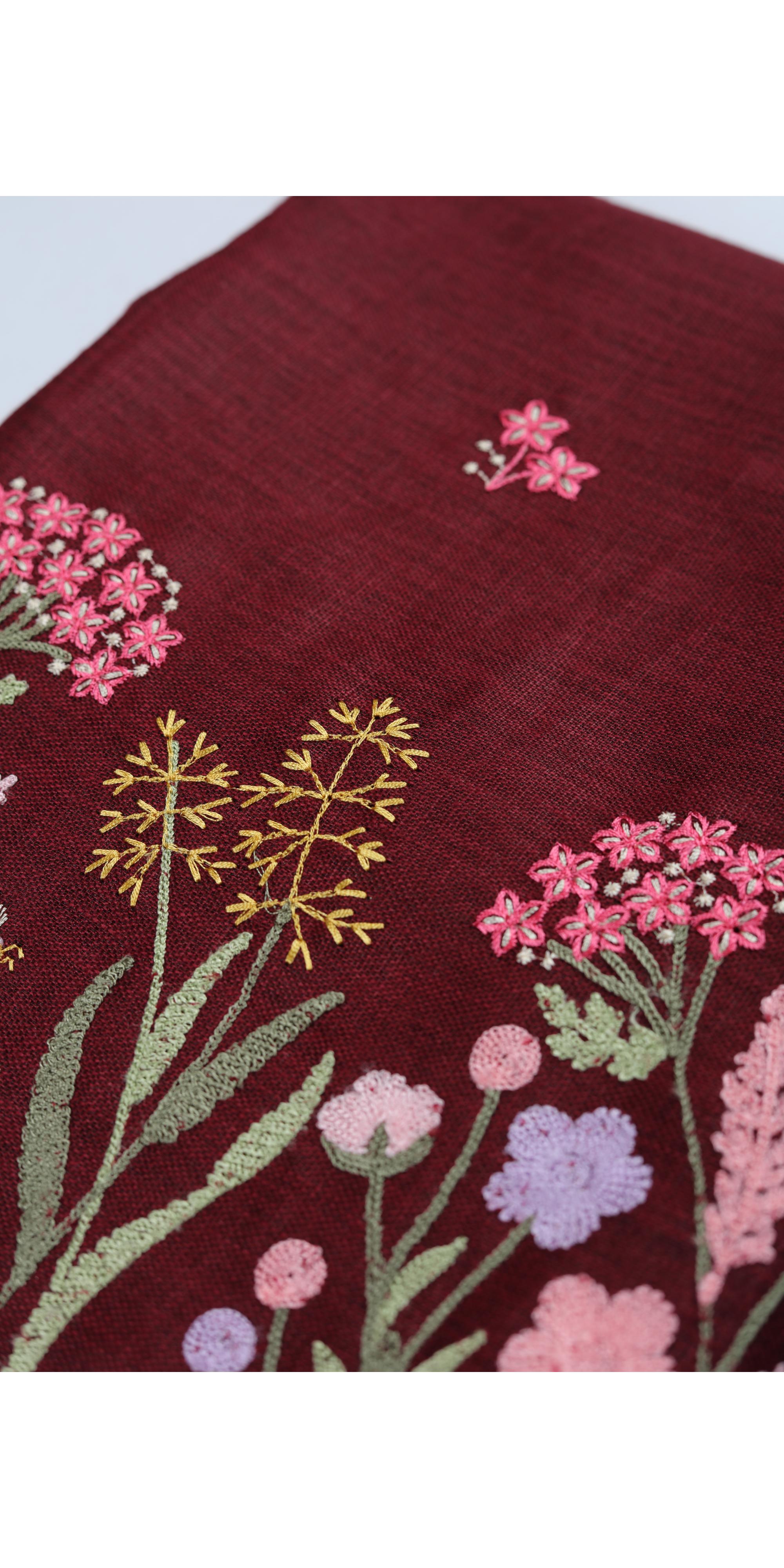 Linen 2 Piece Unstitched Kurta & Bttom Set – Traditional Design-046