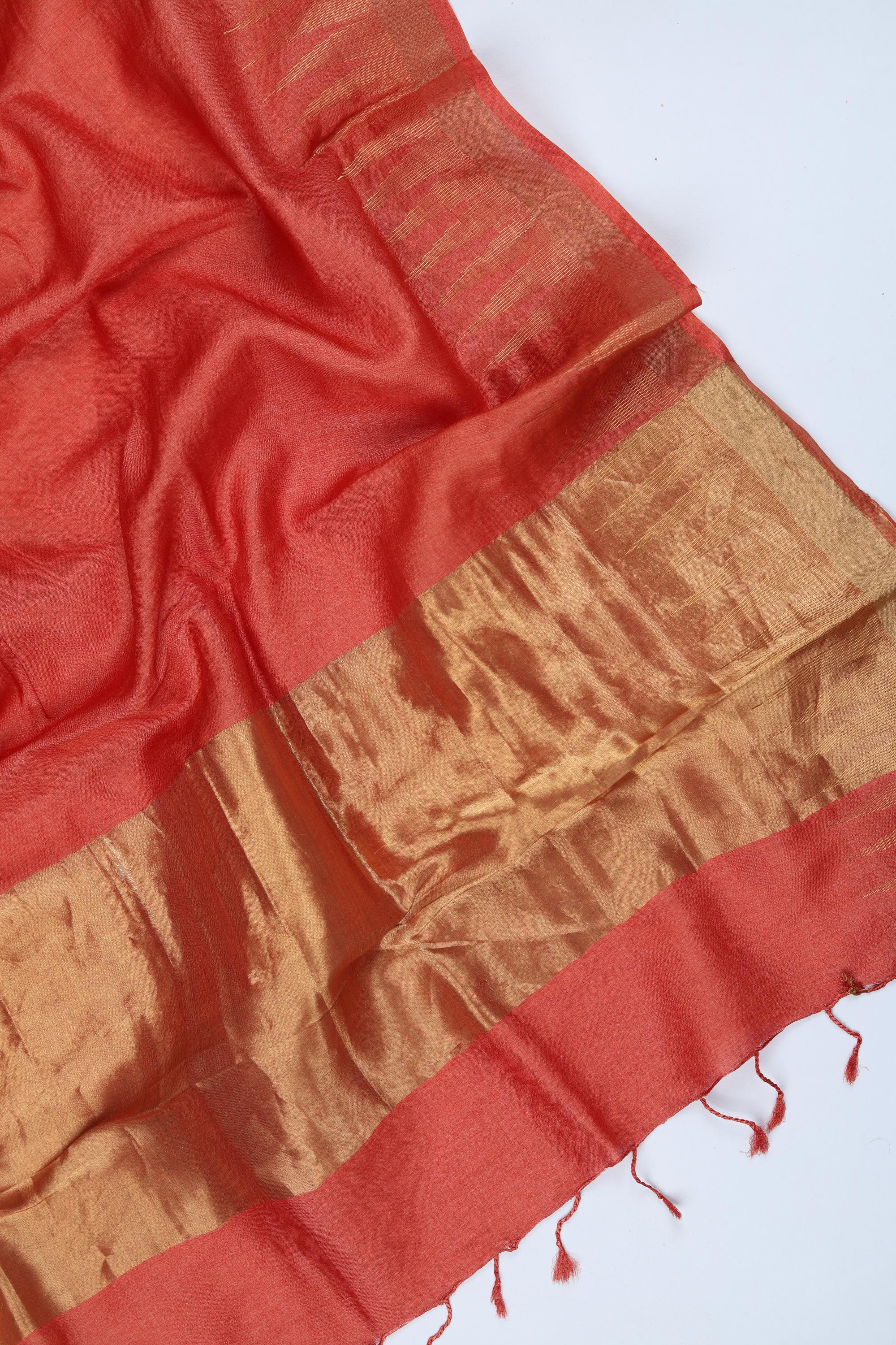 Tussar Silk 3 Piece Unstitched Set -245