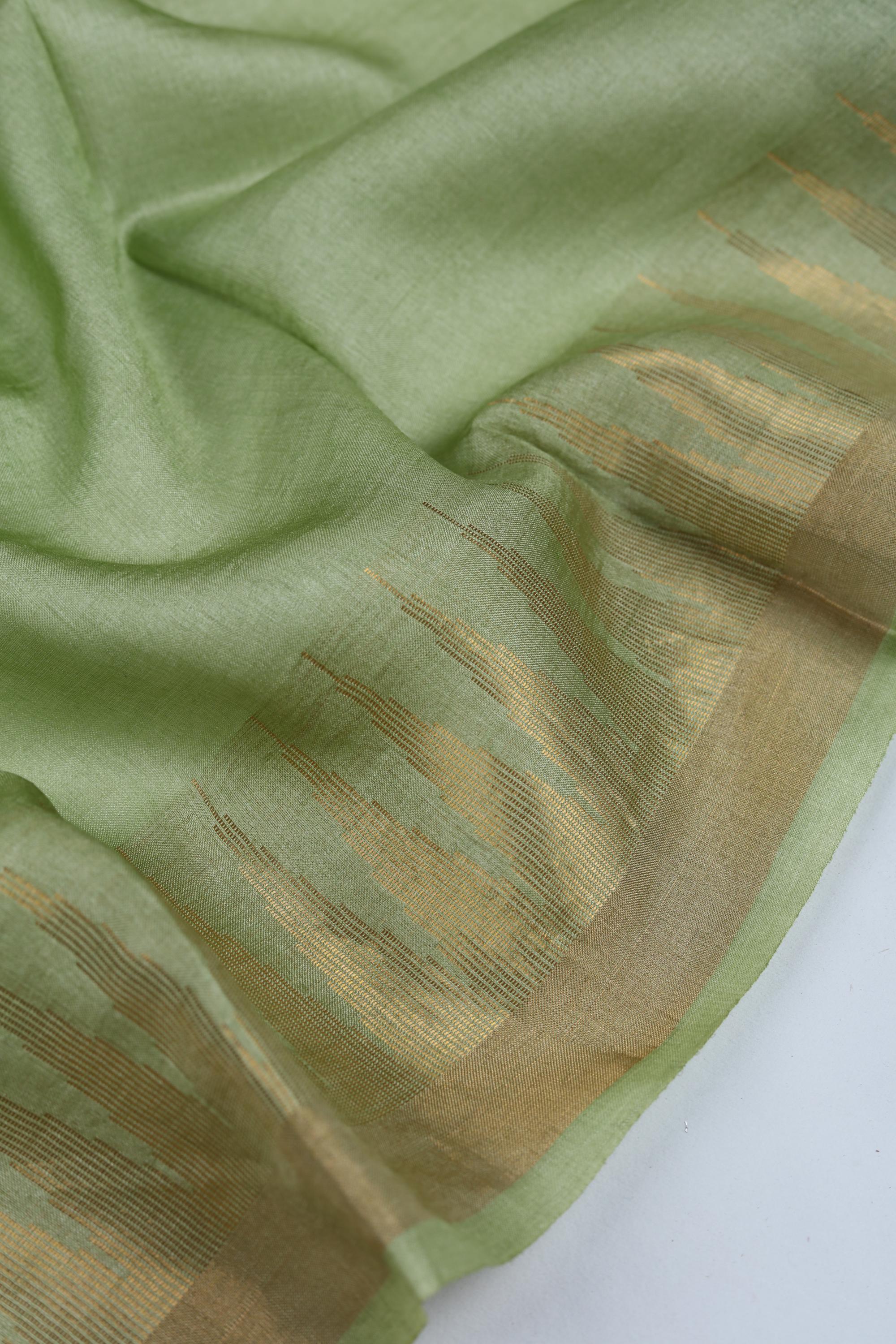 Tussar Silk 3 Piece Unstitched Set -246