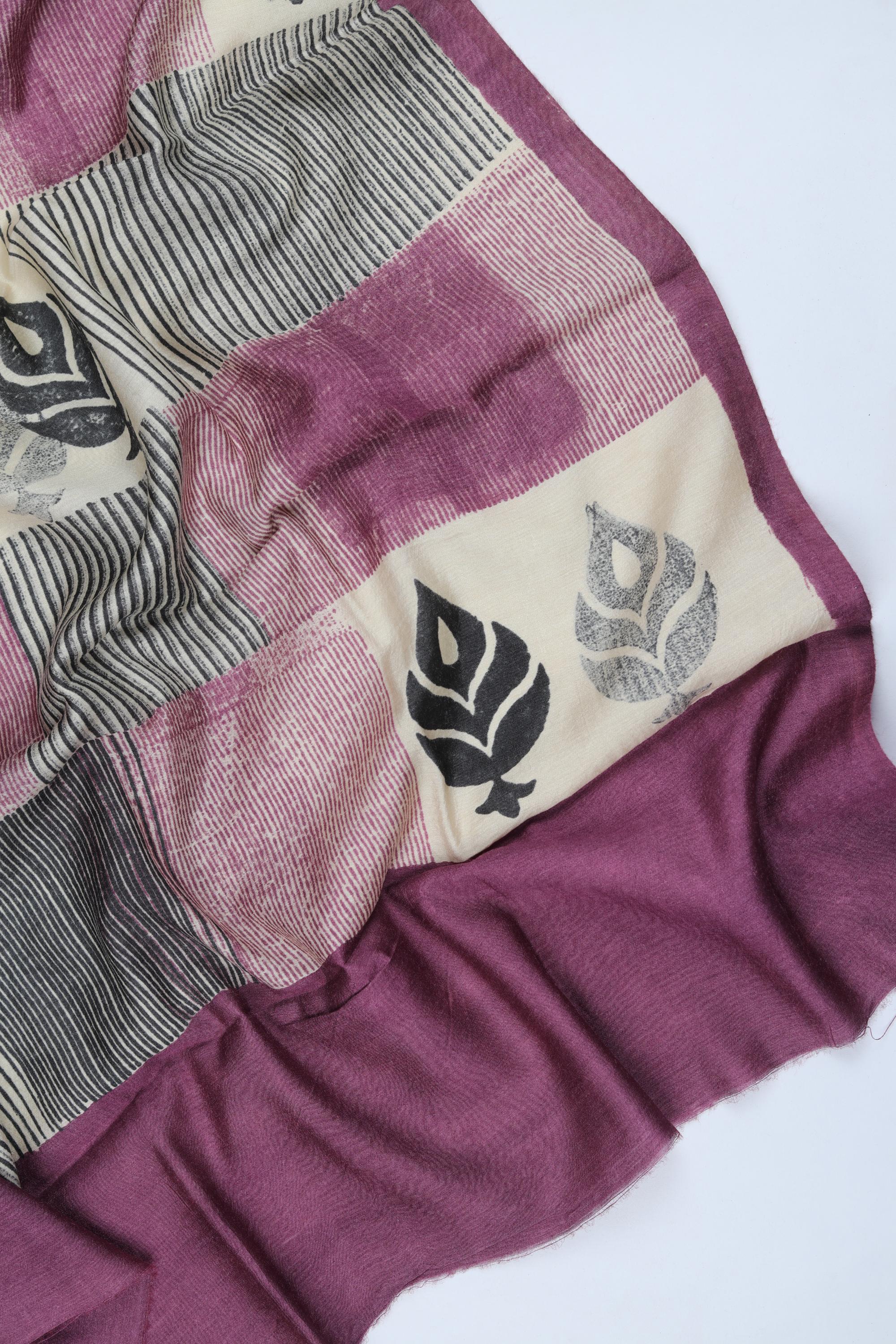 Tussar Silk 3 Piece Unstitched Set -258