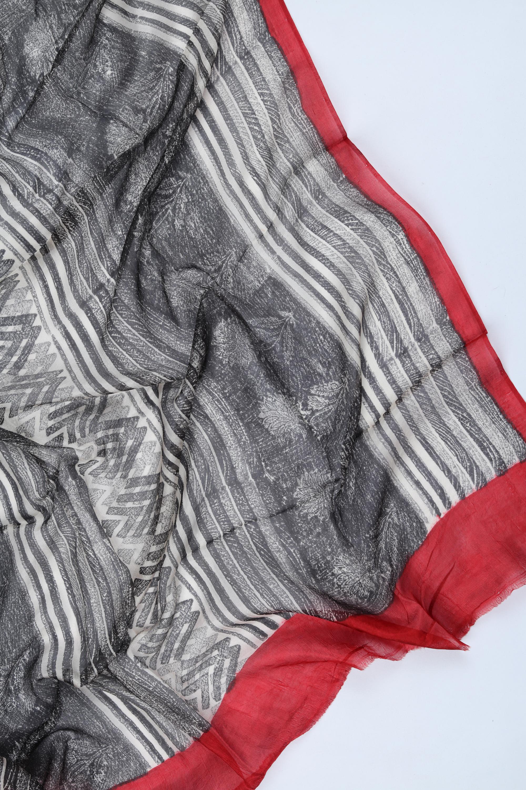 Tussar Silk 3 Piece Unstitched Set -259