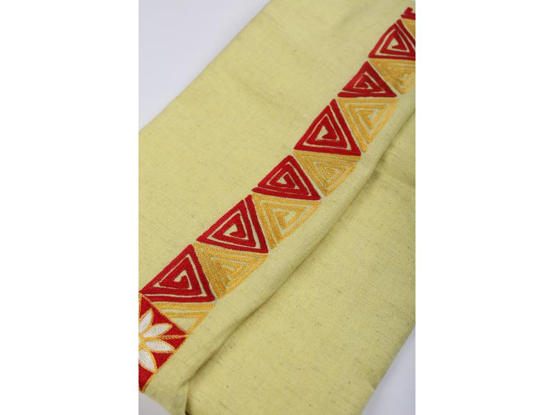 GAWAKSH SIGNATURE -Yellow KURTA FABRIC