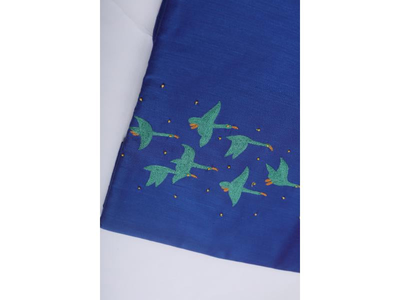 GAWAKSH SIGNATURE - BLUE BIRD KURTA FABRIC