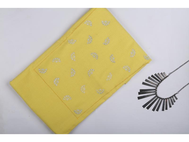 Yellow Kurta Fabric