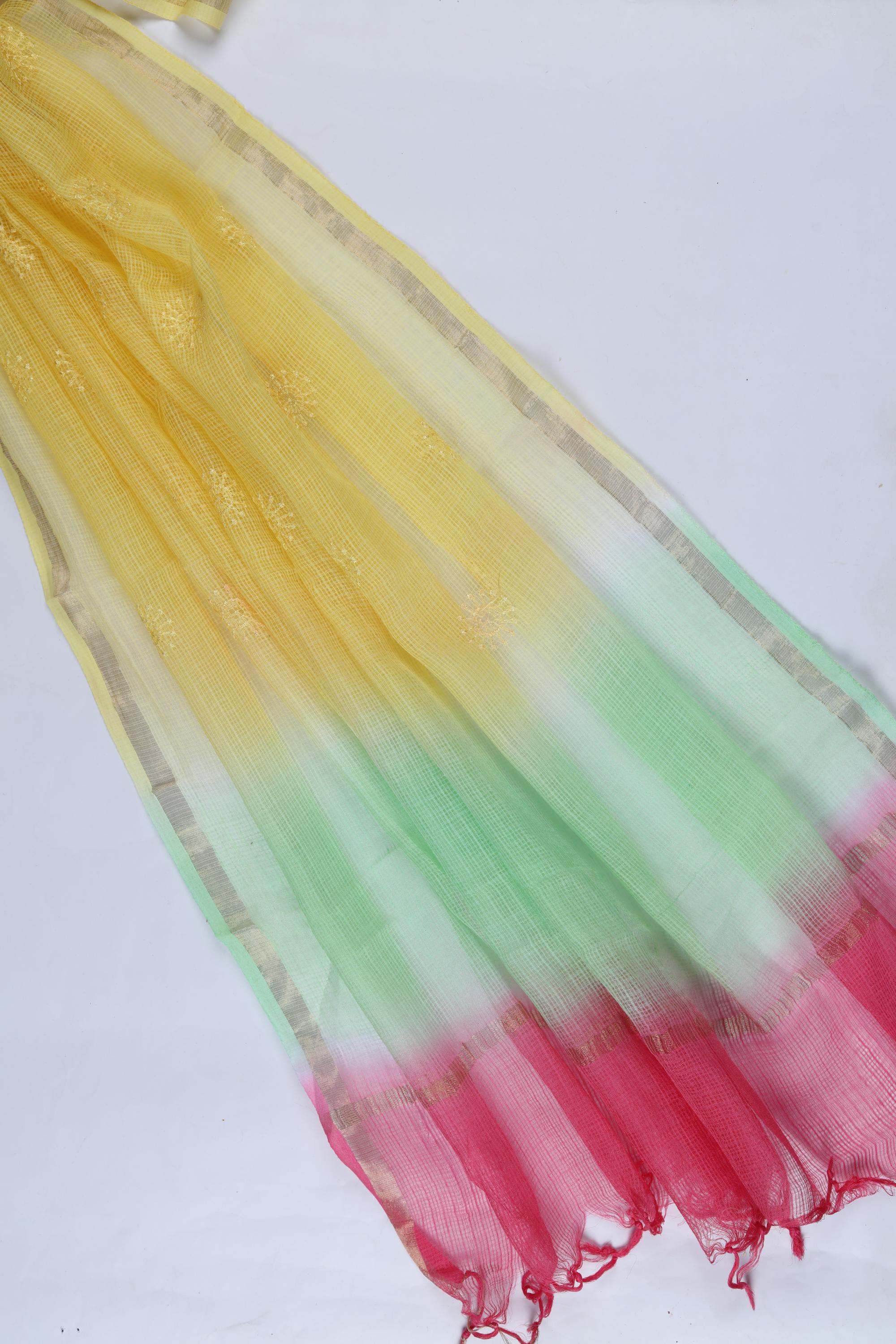 Linen 2 Piece Unstitched Kurta & Dupatta Set – Elegant Ethnic Design-145