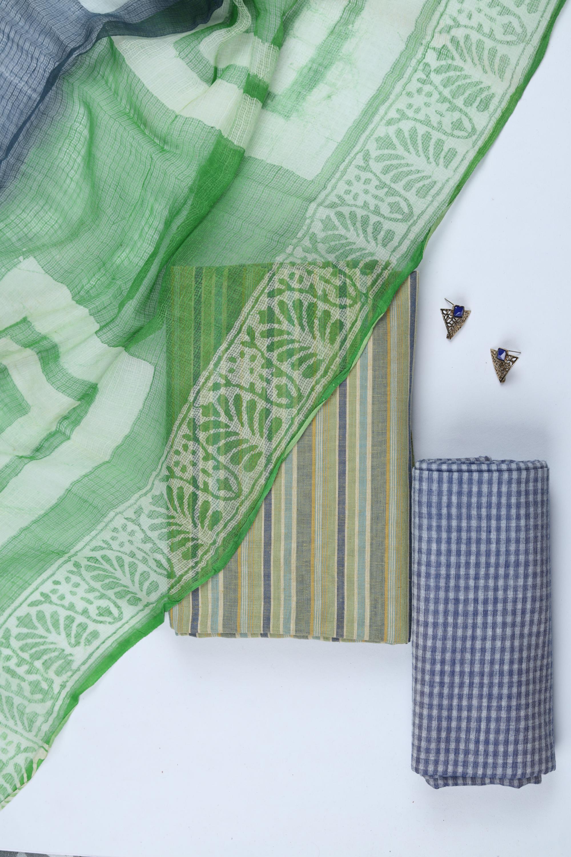 Cotton 3 Piece Unstitched Set -279