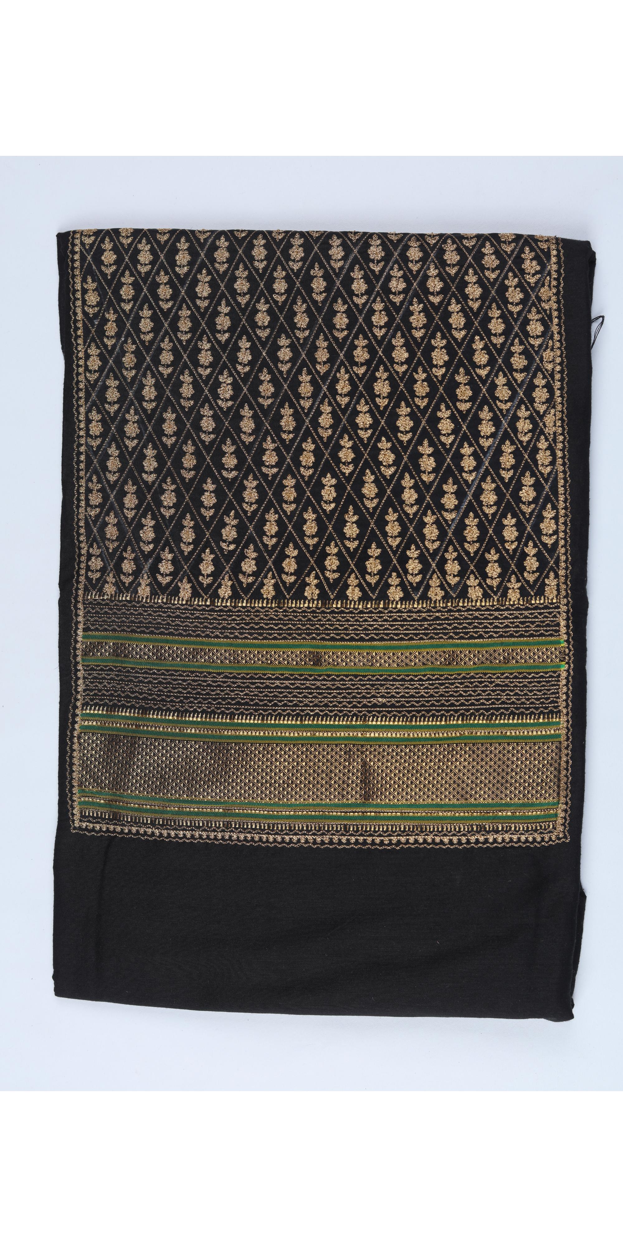 Cotton Silk 3 Piece Unstitched Set -285