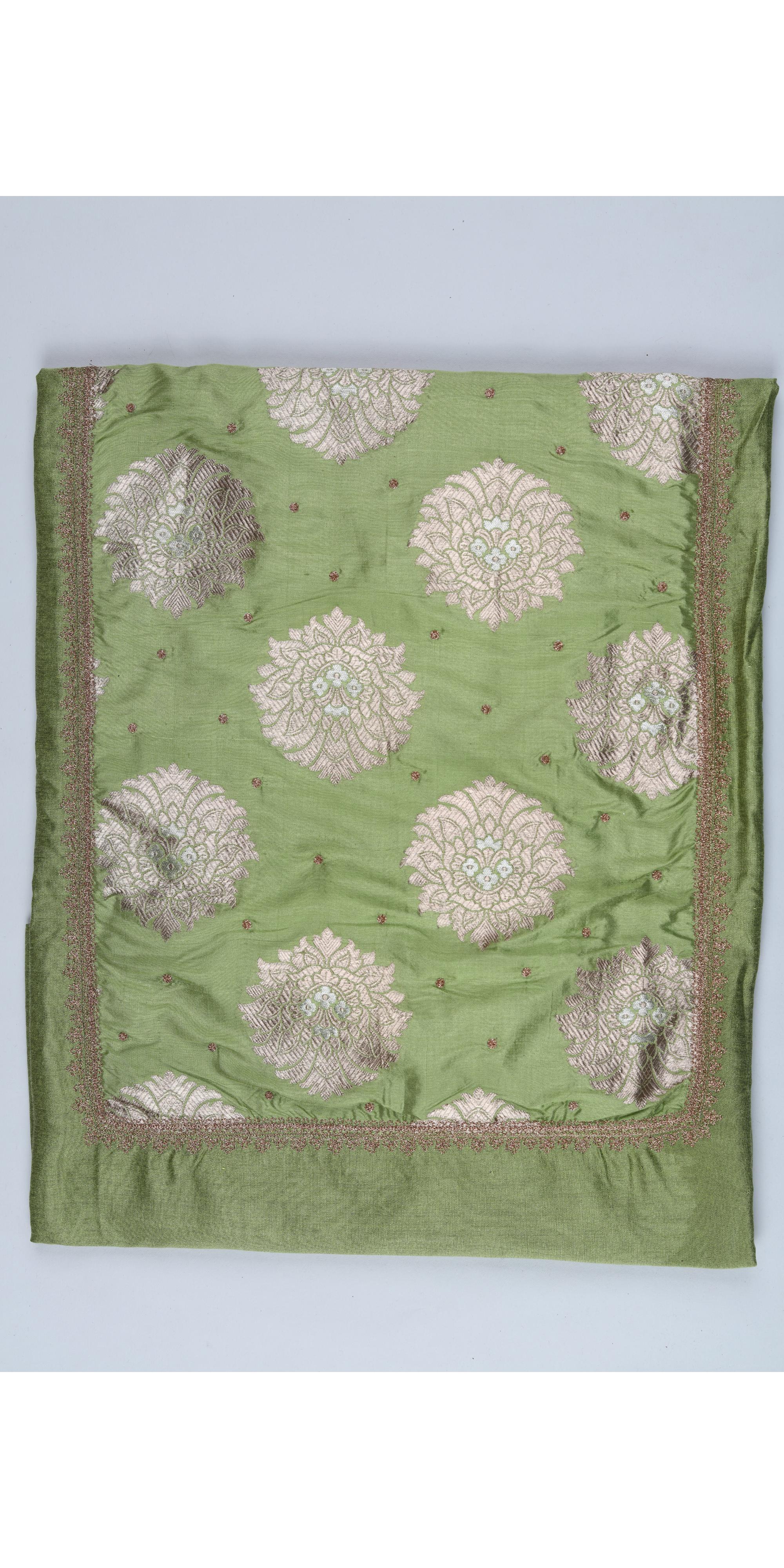 Cotton Silk 3 Piece Unstitched Set -286