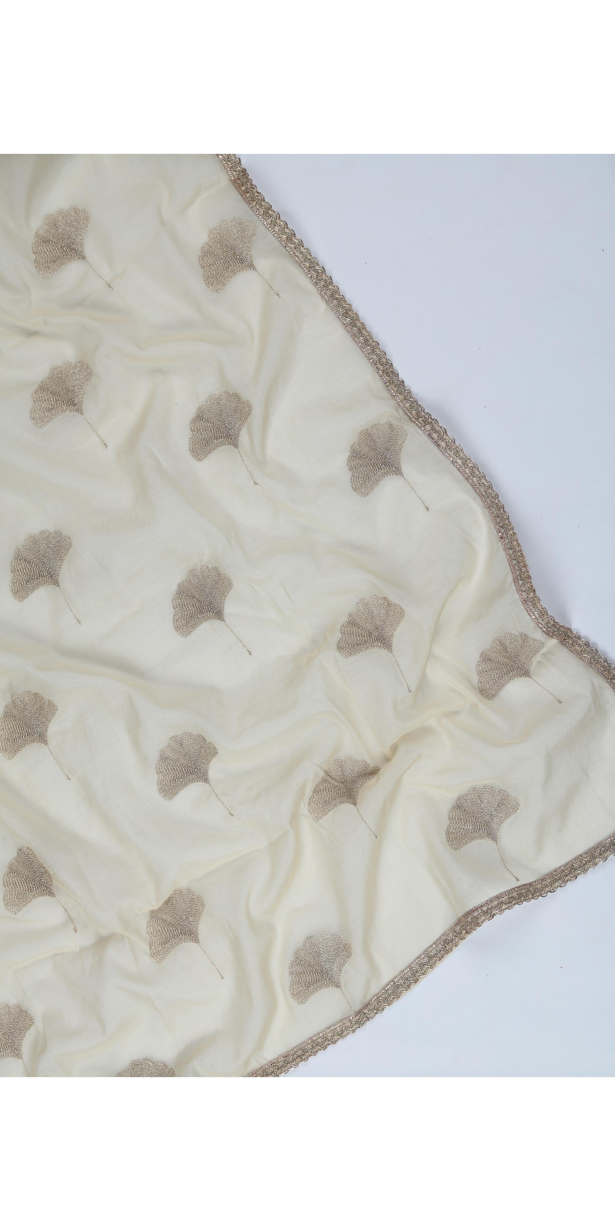 Cotton Silk 3 Piece Unstitched Set -286