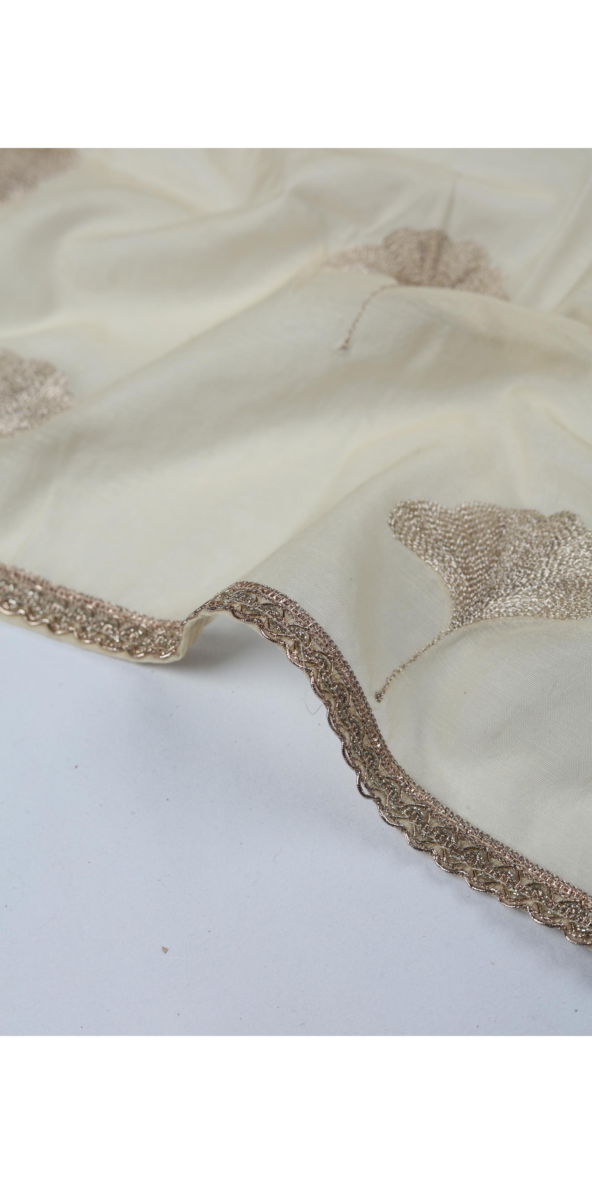 Cotton Silk 3 Piece Unstitched Set -286