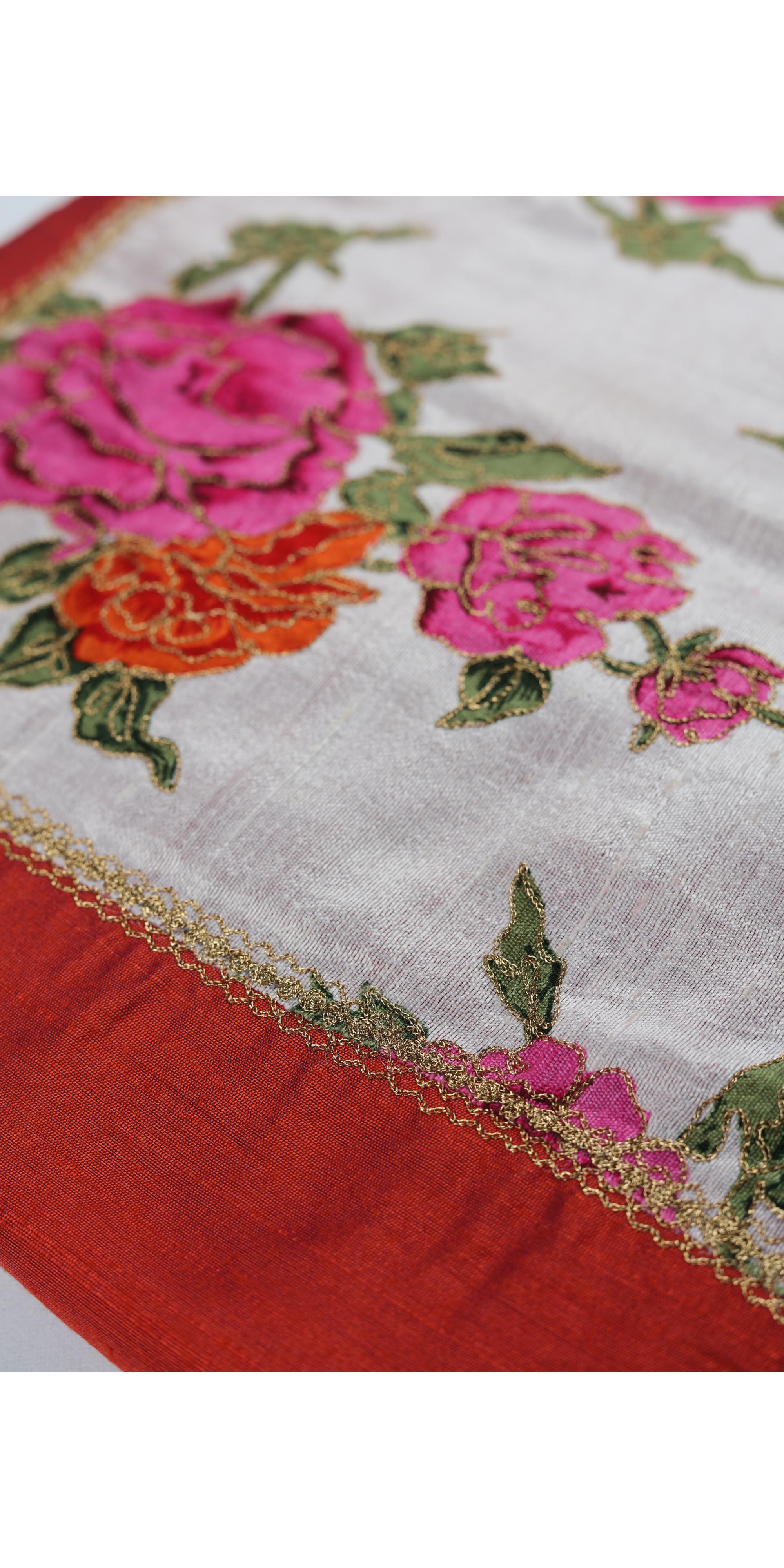 Cotton Silk 3 Piece Unstitched Set -300