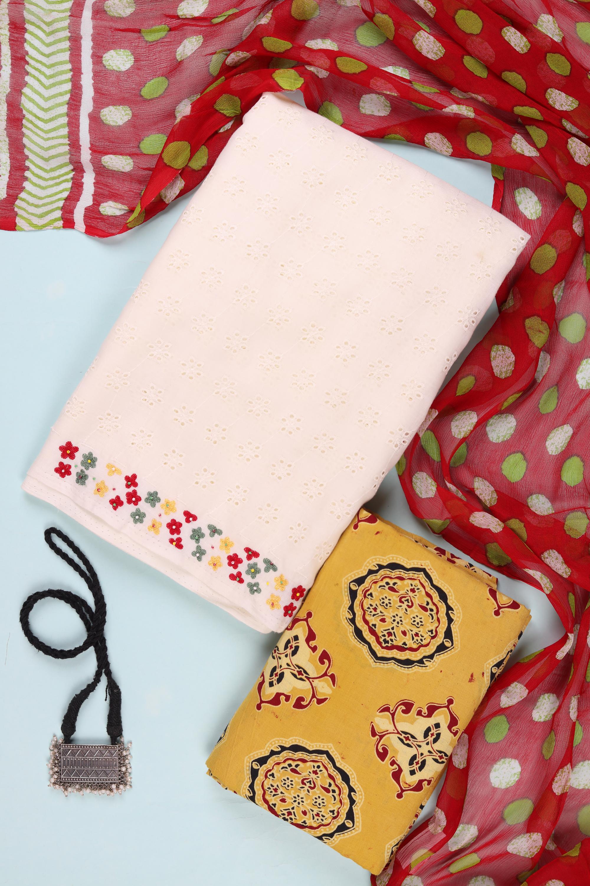 Embroidered Hakoba Set-3