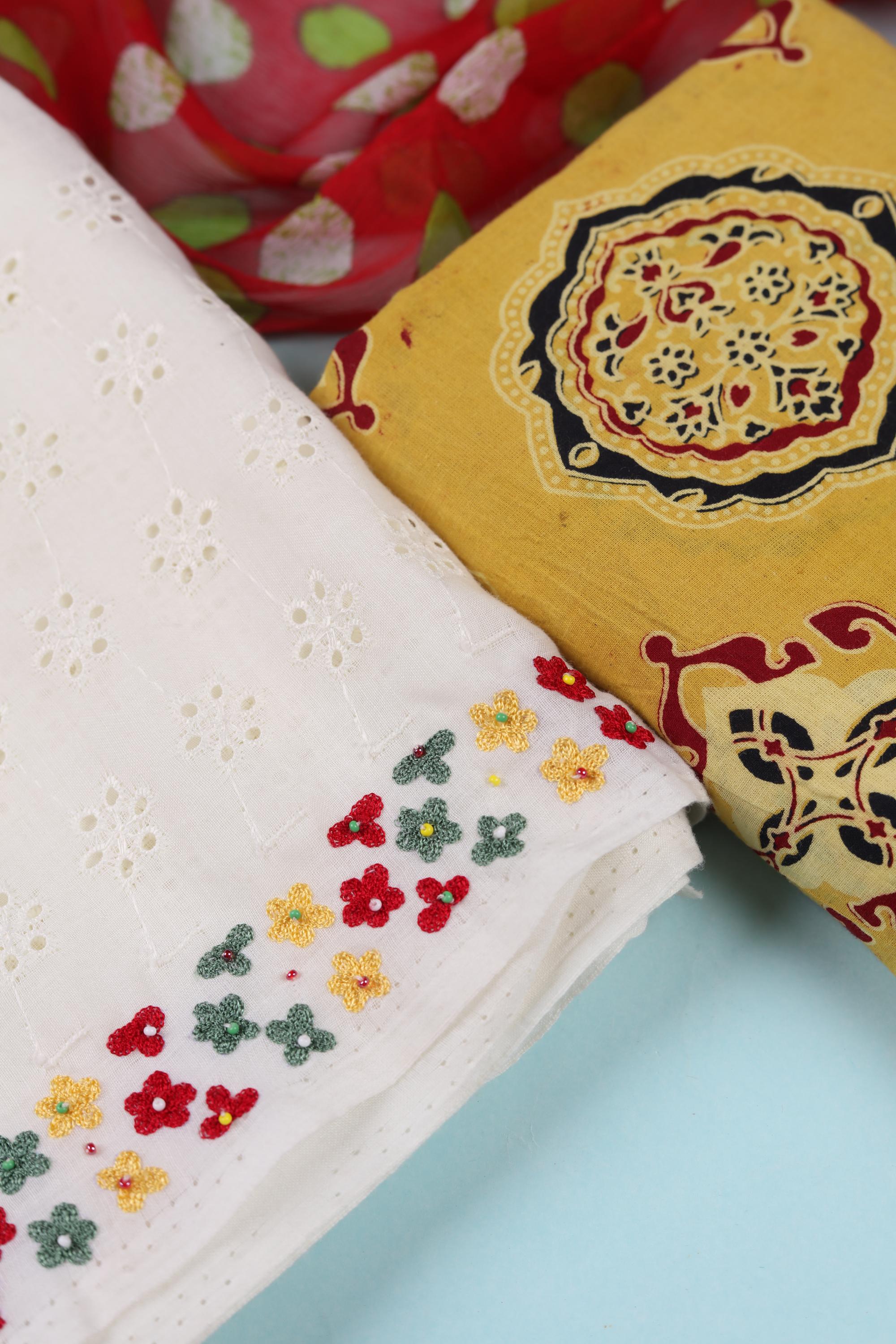 Embroidered Hakoba Set-3