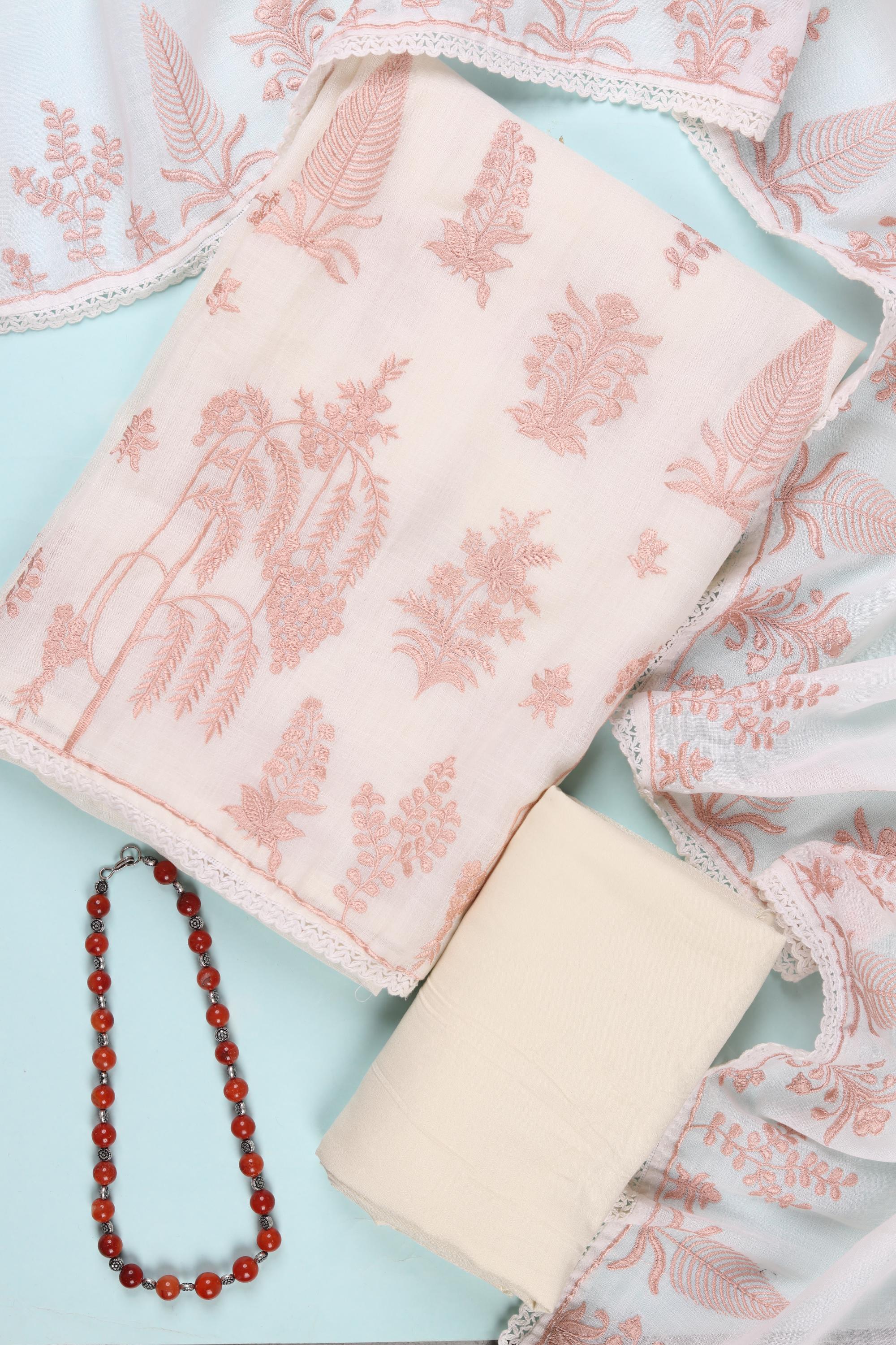 Embroidered Linen Set-3