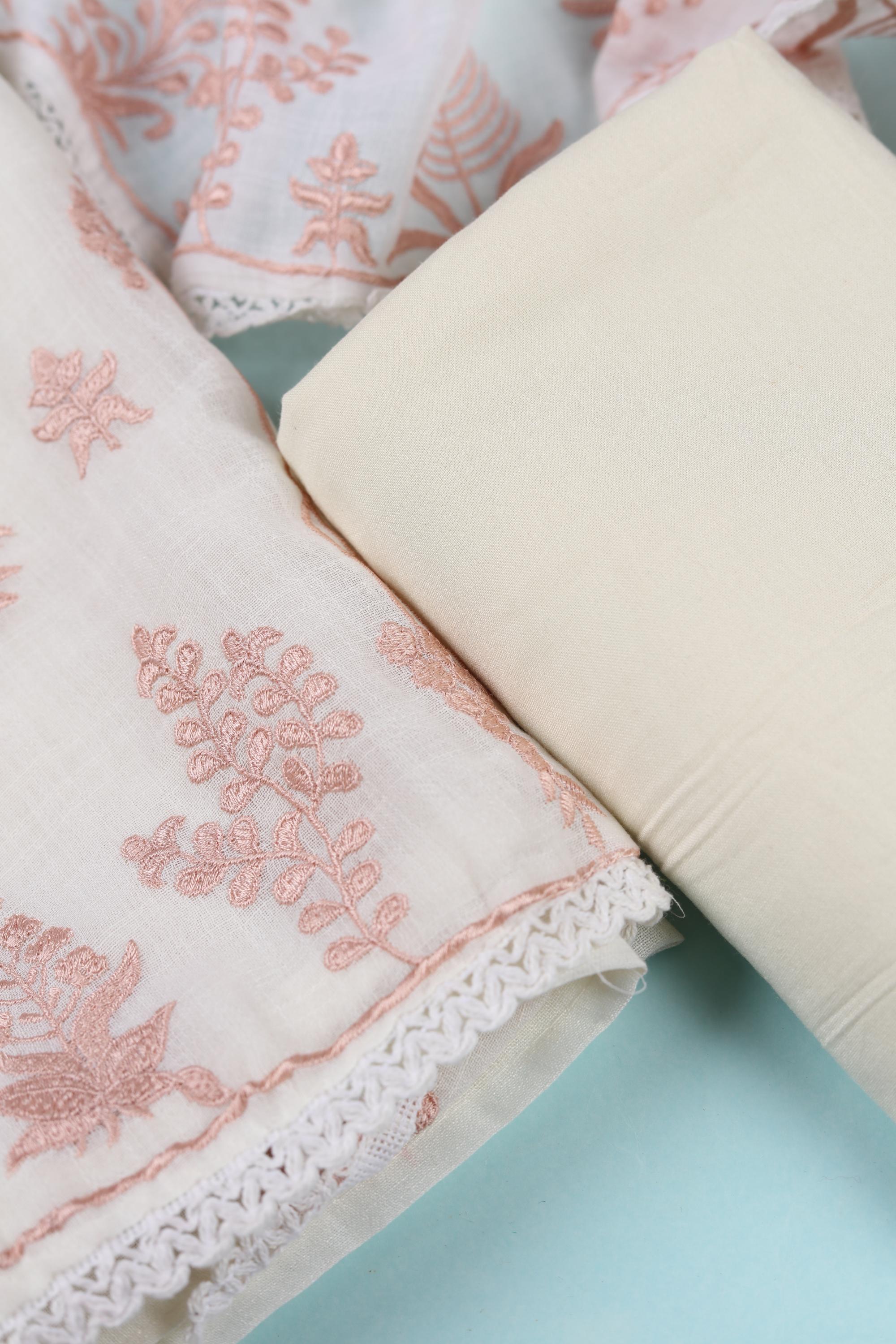 Embroidered Linen Set-3