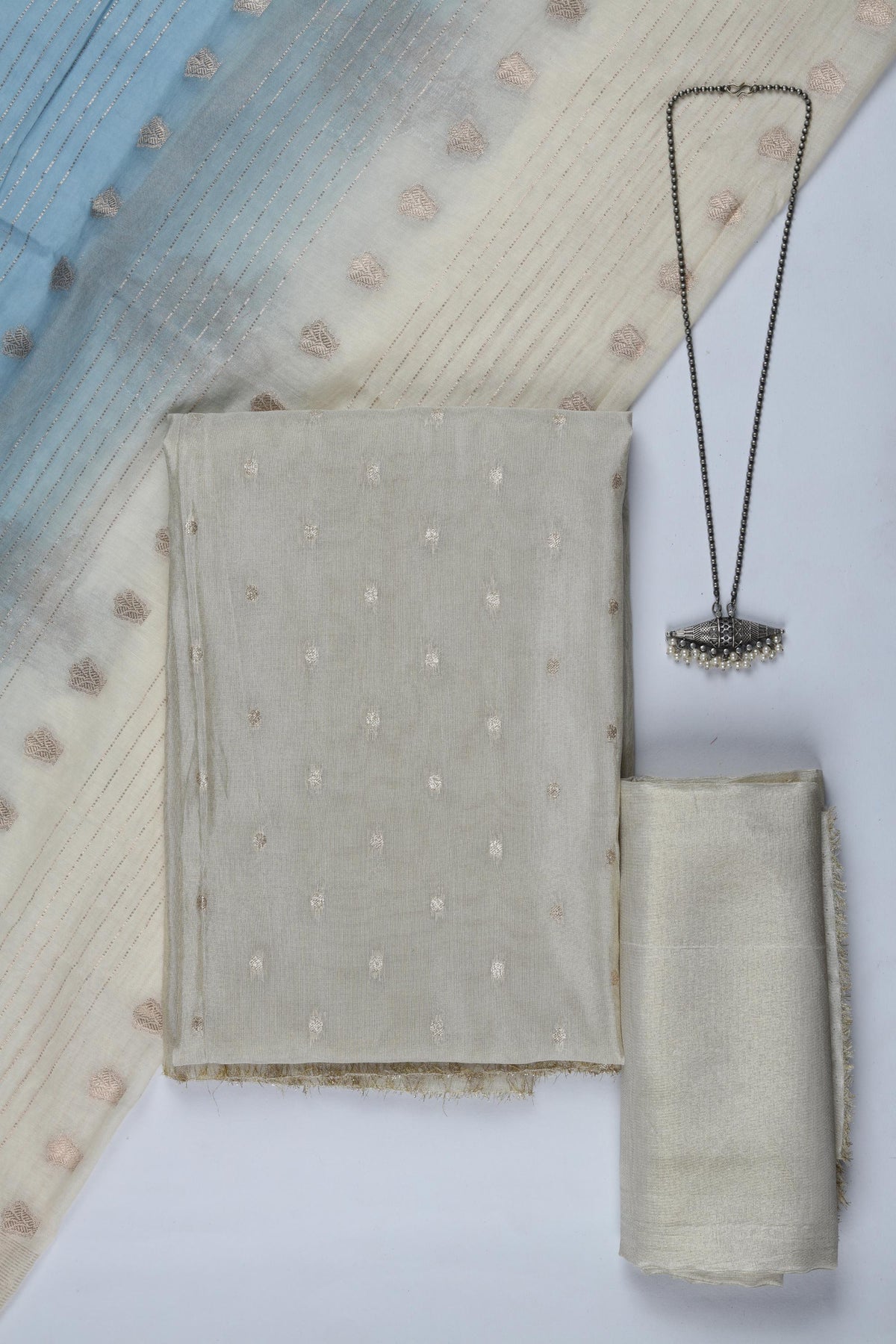 3 Piece Unstitched Set -329
