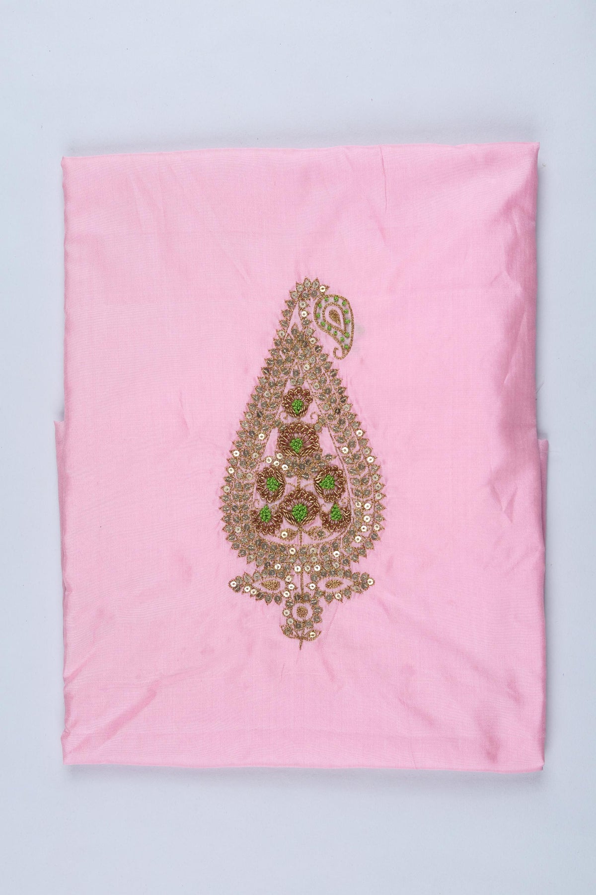 Silk 2 Piece Unstitched Kurta & Dupatta Set – Traditional Design-051