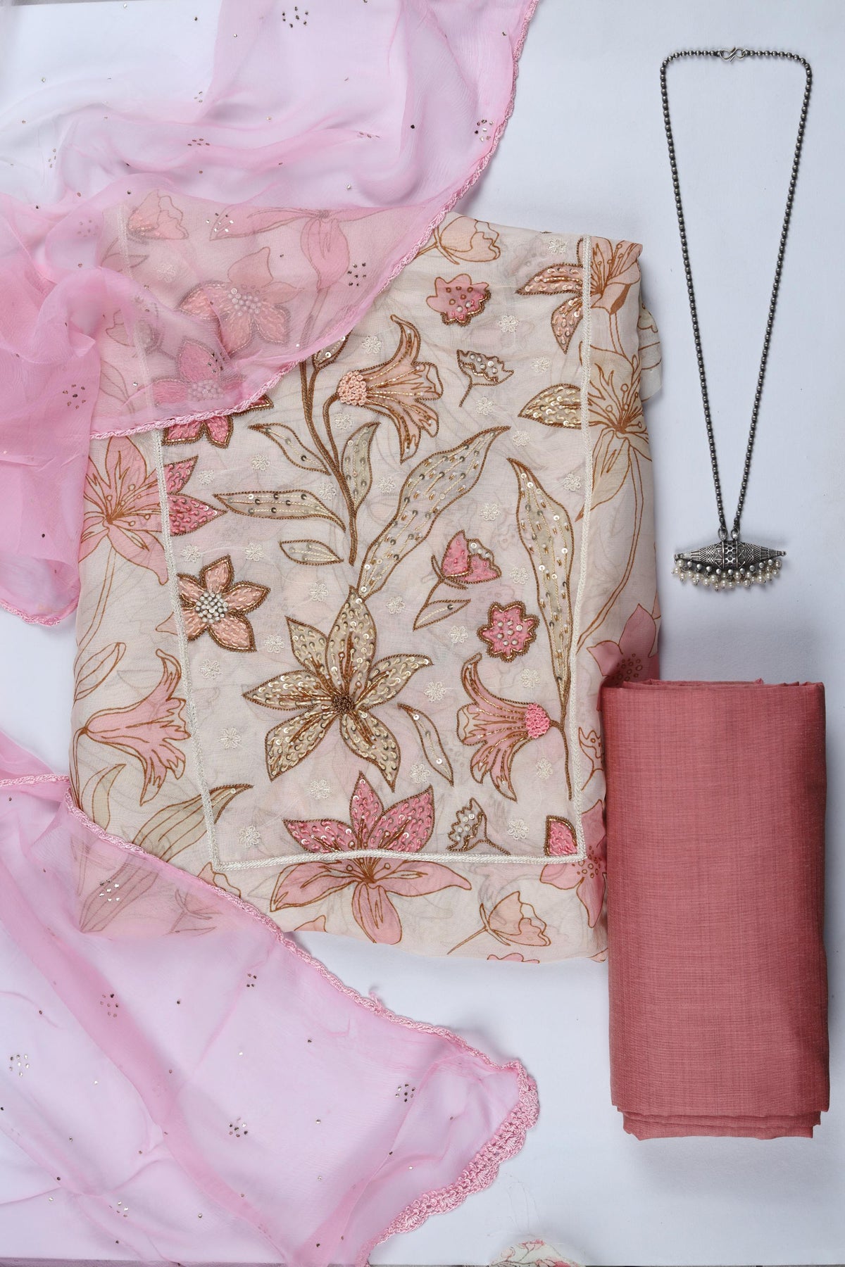 3 Piece Unstitched Set -326