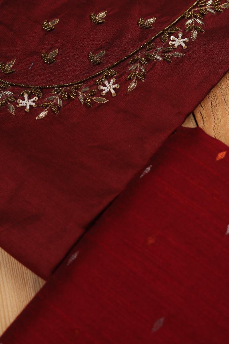 Embroidered Cotton Silk Set-3