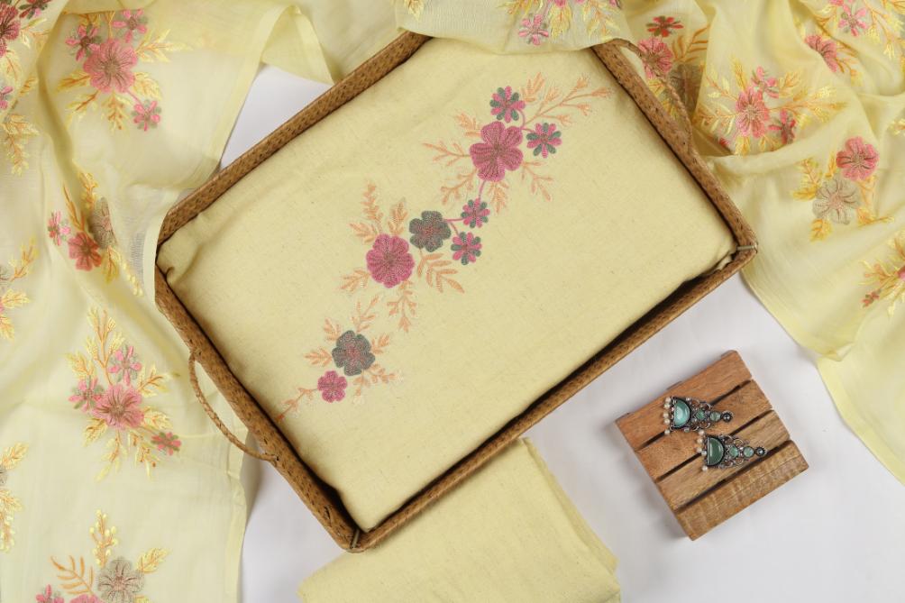 Embroidered Cotton Set - 3