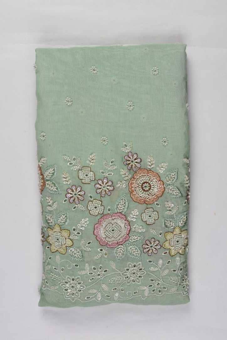 Embroidered Georgette Set - 3