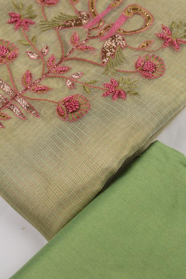 Embroidered Kota Set - 3