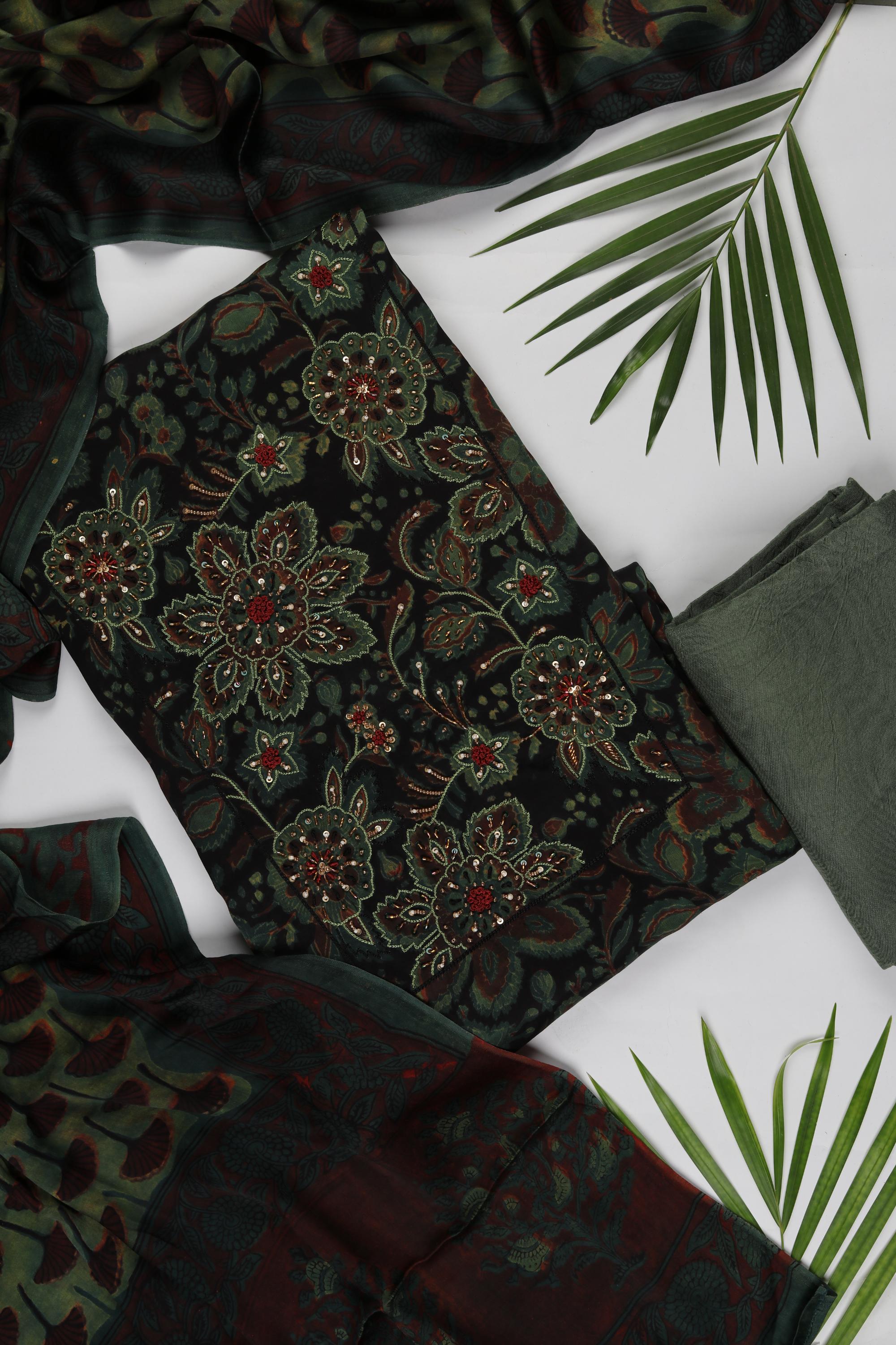 Embroidered Modal Set-3
