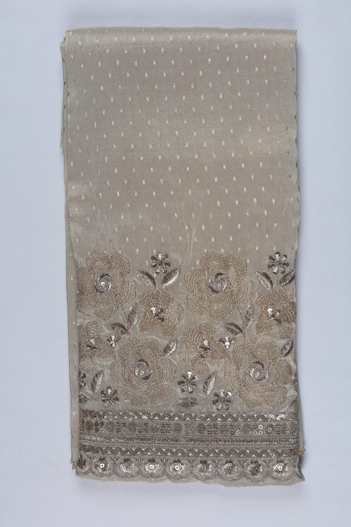 Tissue 2 Piece Unstitched Kurta & Dupatta Set – Traditional Design-054