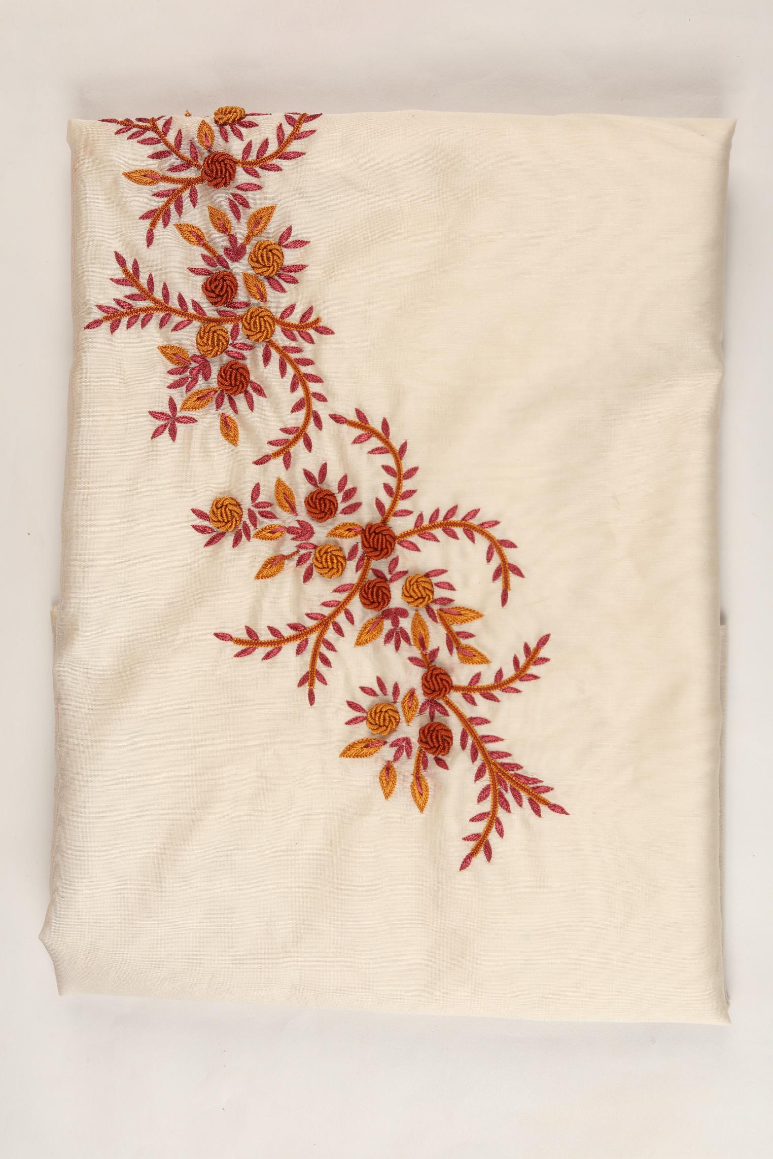 Embroidered Chanderi Kurta Fabric -118