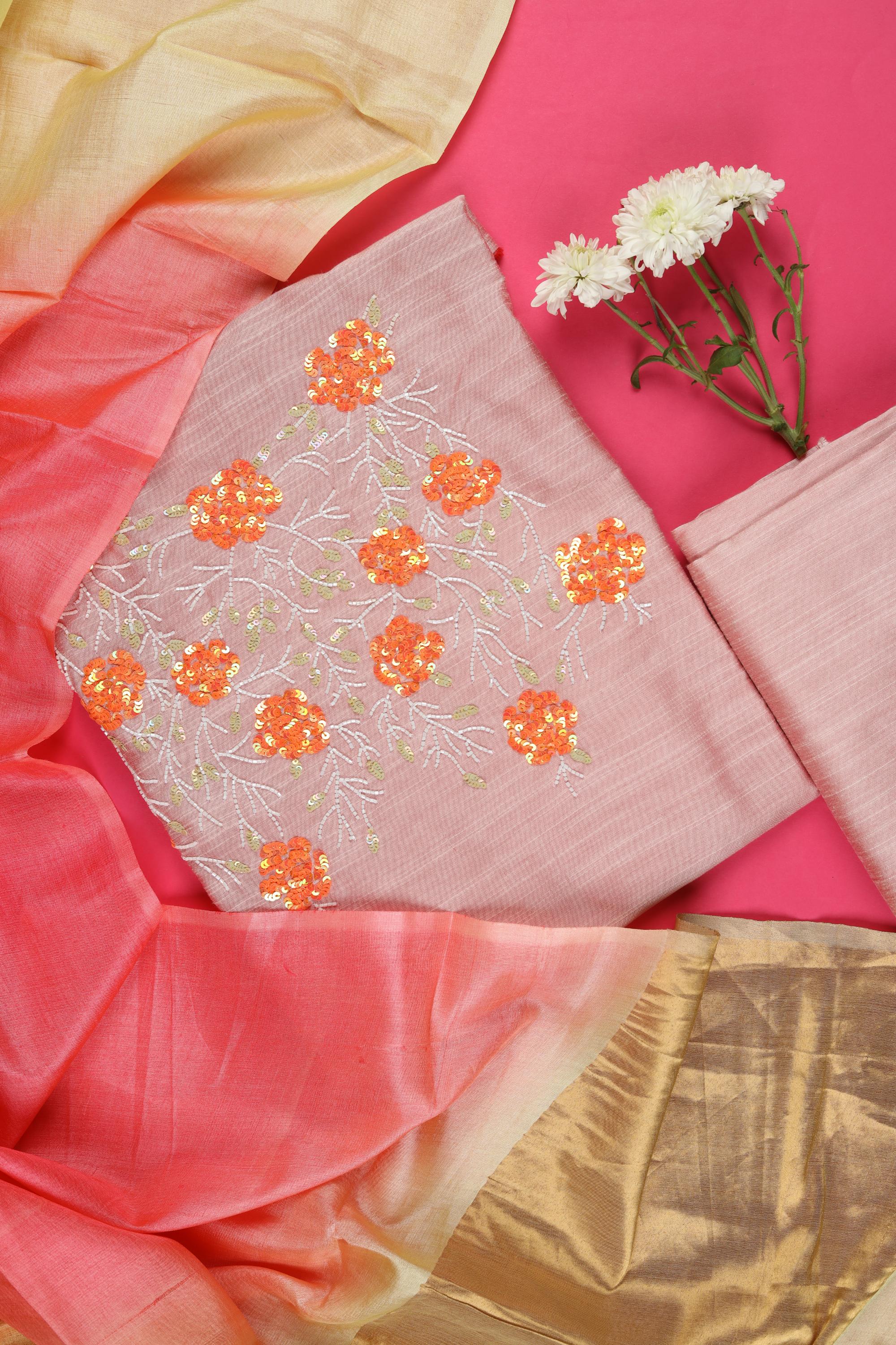 Embroidered Cotton Silk so3