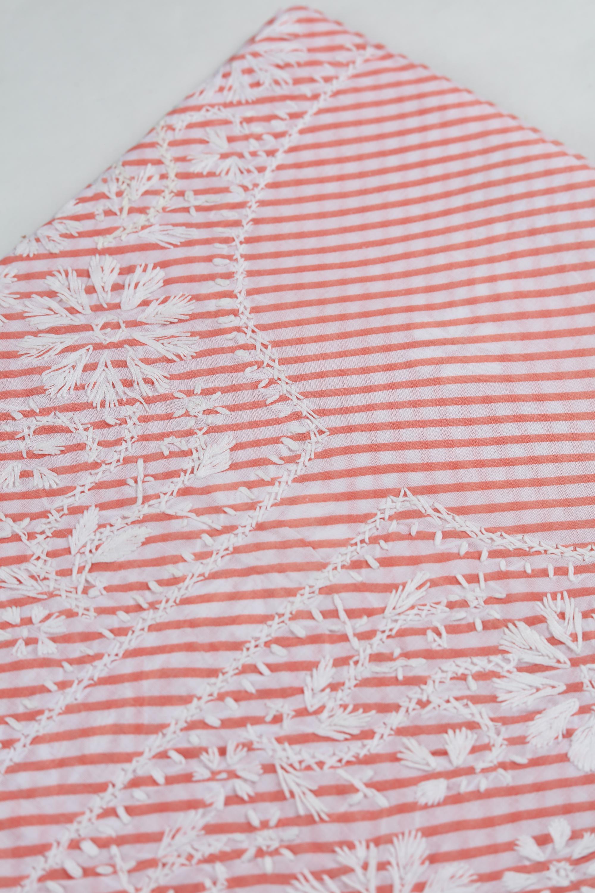 Lucknowi leheriya cotton Kurta Fabric -126