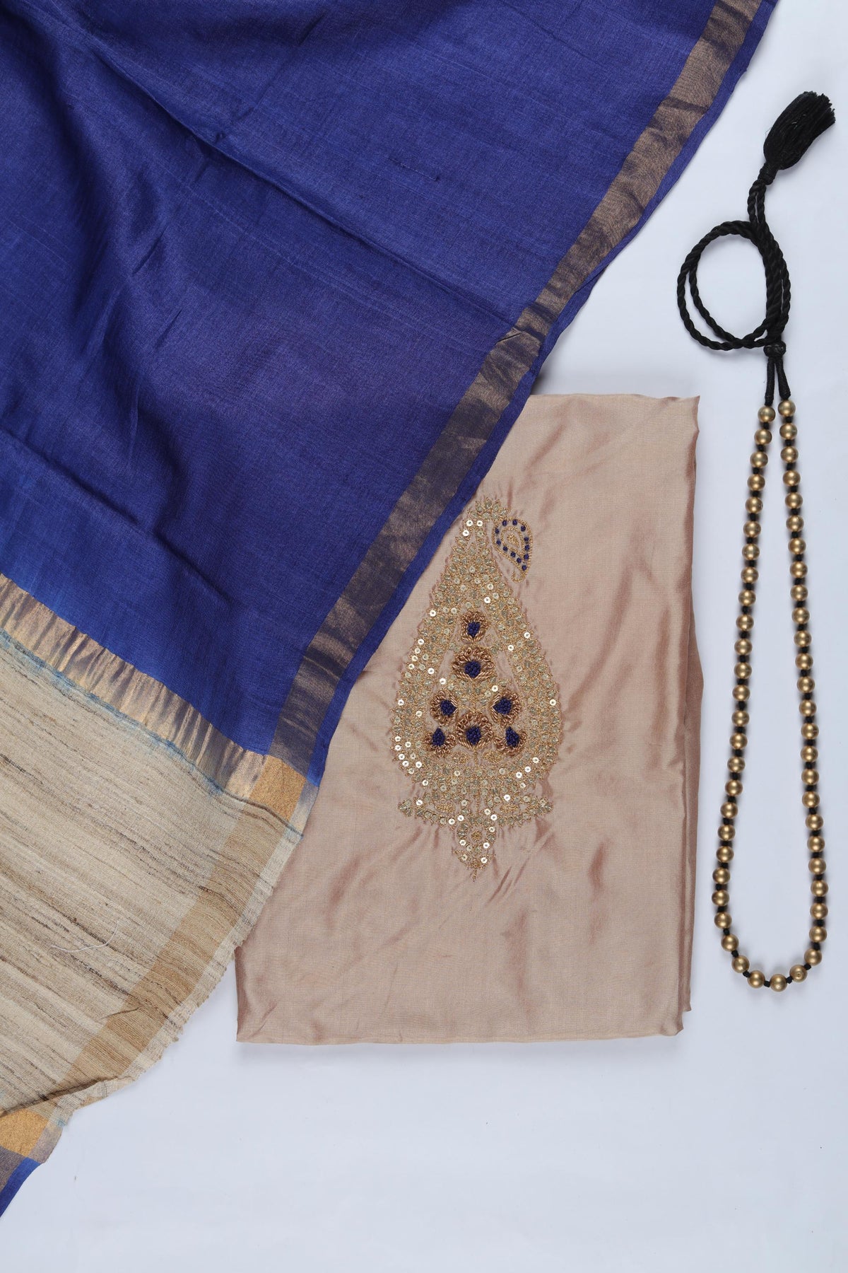 Pure Silk Piece Unstitched Suit Set – Classic Ethnic Style-369